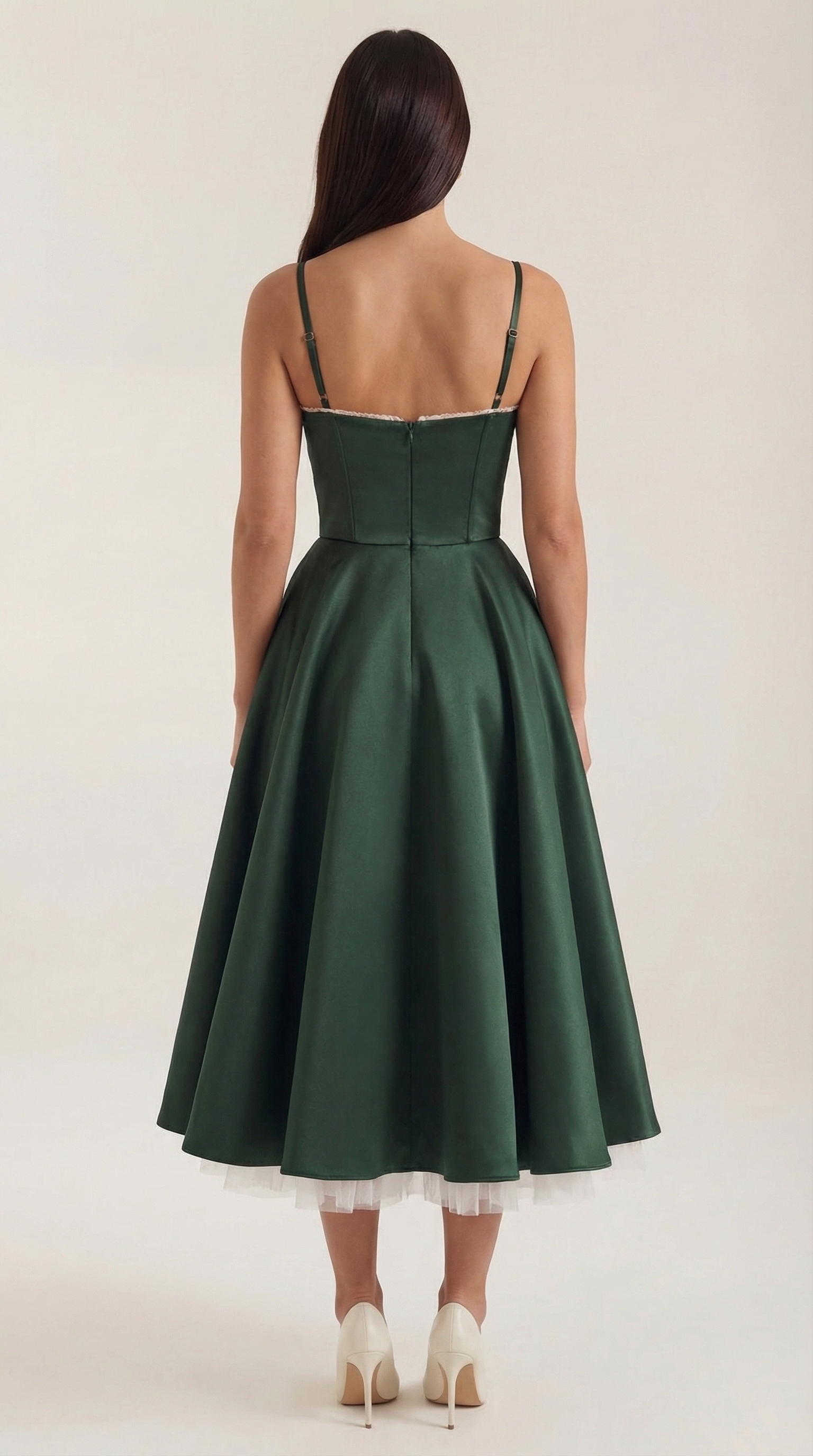 Isolde Tüll-Midikleid