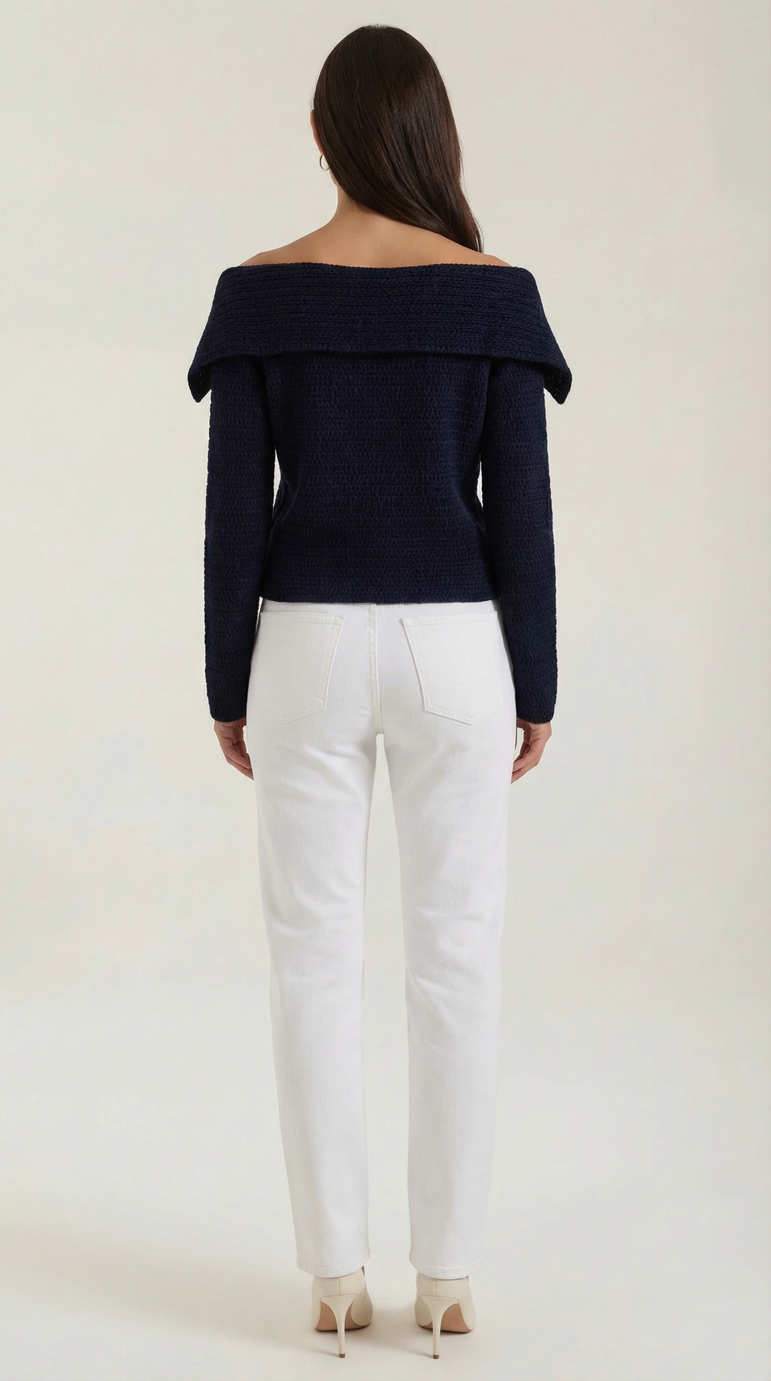 Sarah Asymmetrisches Strickoberteil