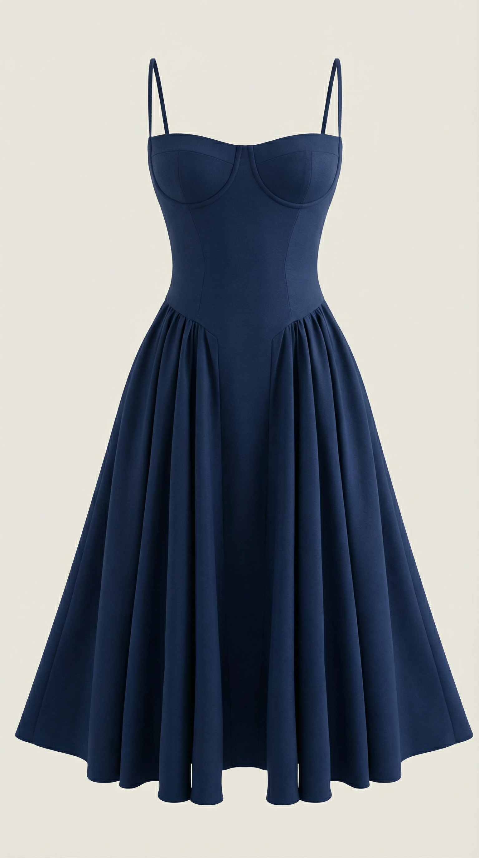 Odette Korsett-Midikleid