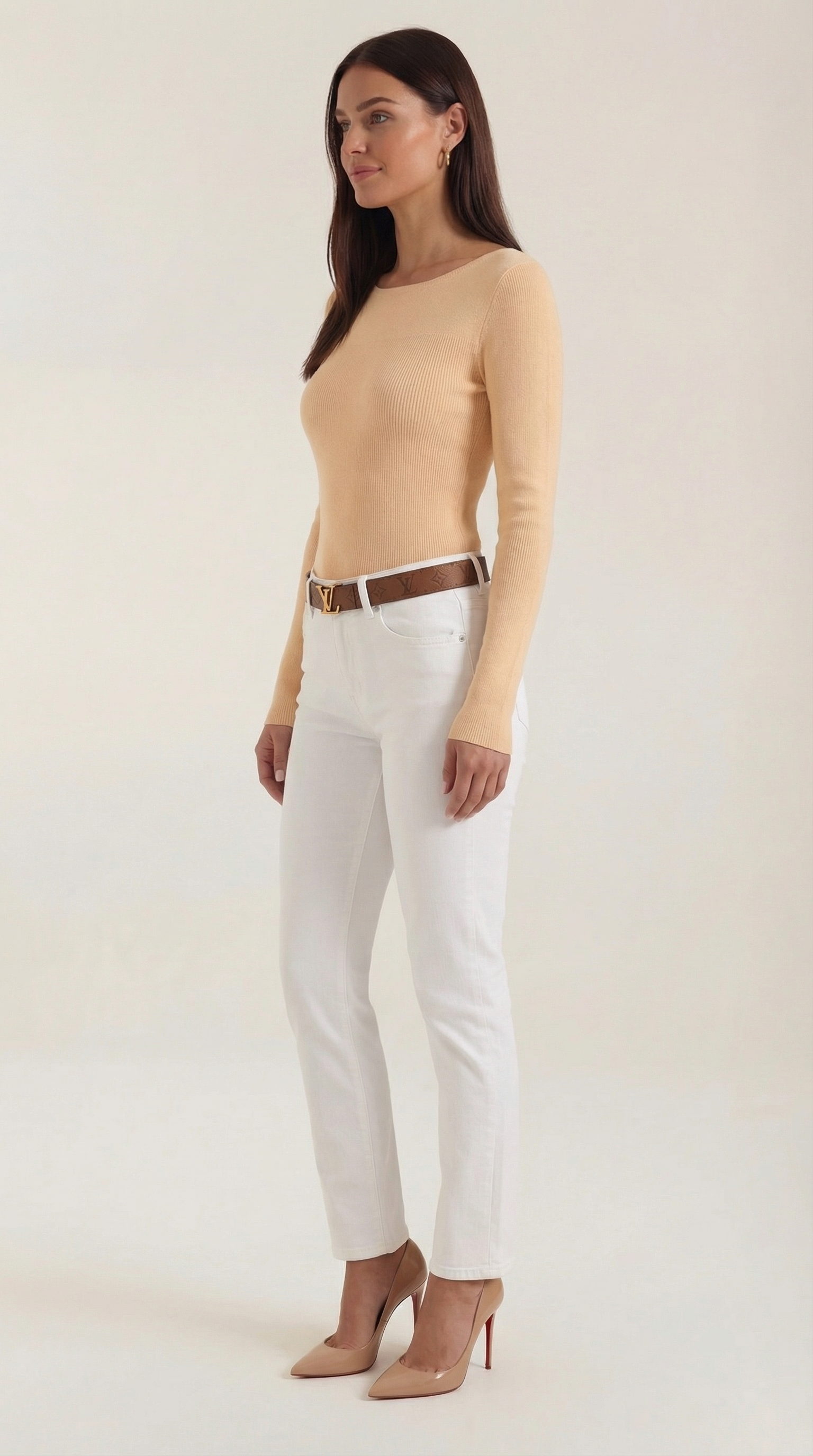 Ruth Cloud-Strick-Langarmshirt