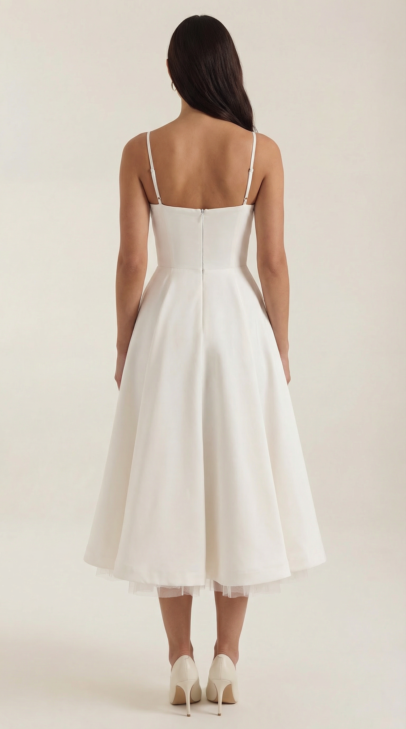 Isolde Tüll-Midikleid