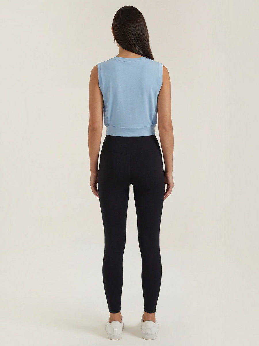 Faye Damen Crop Trägertop | Weicher Baumwollmix, Ärmellos, Sportlich - 17