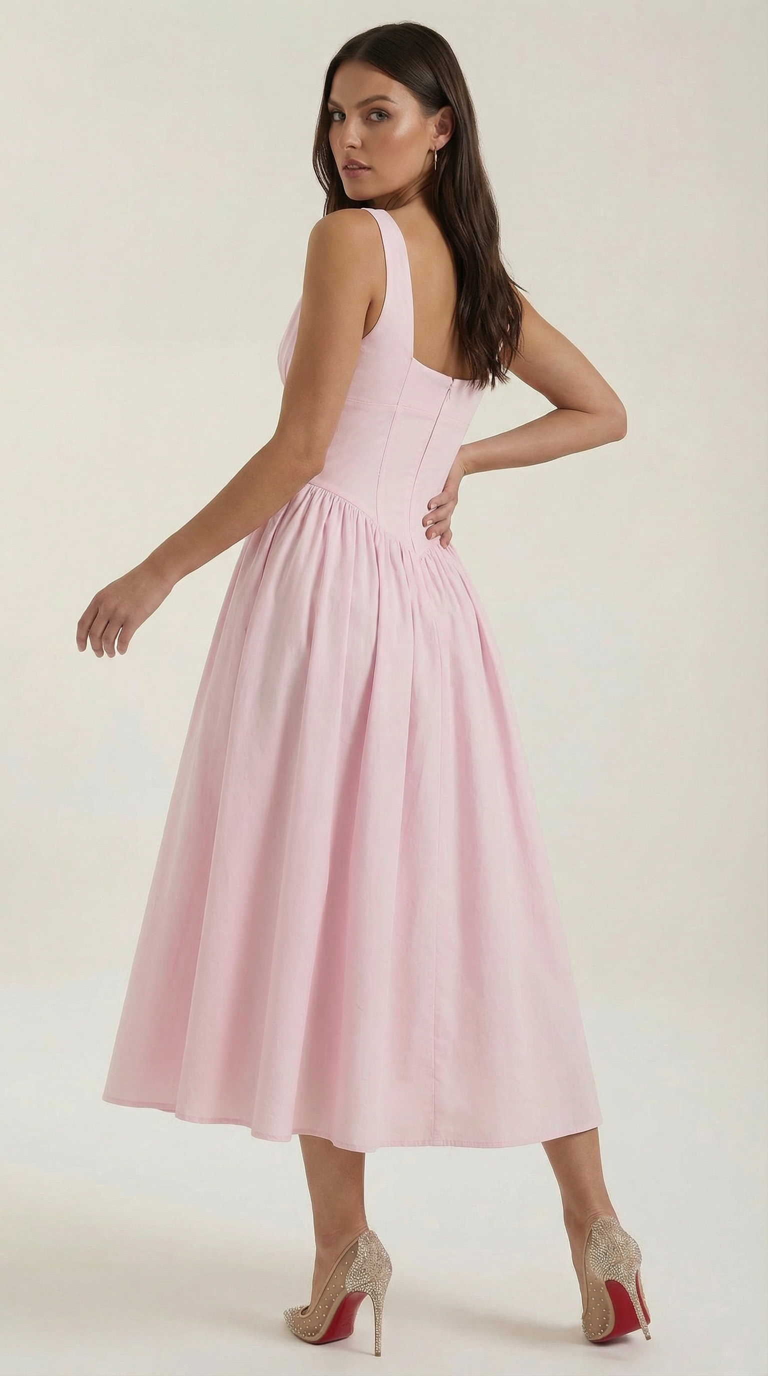 Cassiopeia Midi-Eintauchkleid