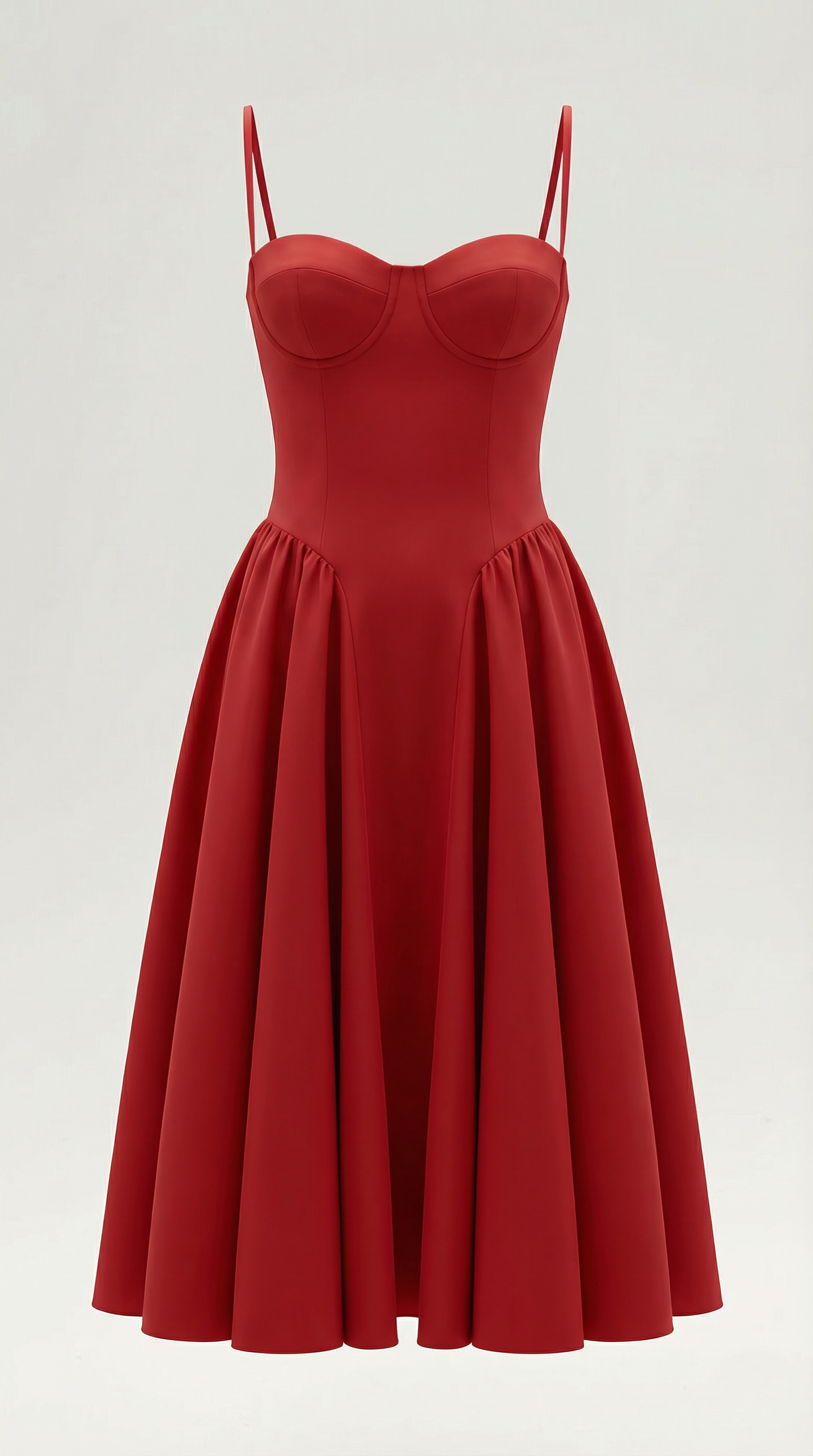 Odette Korsett-Midikleid