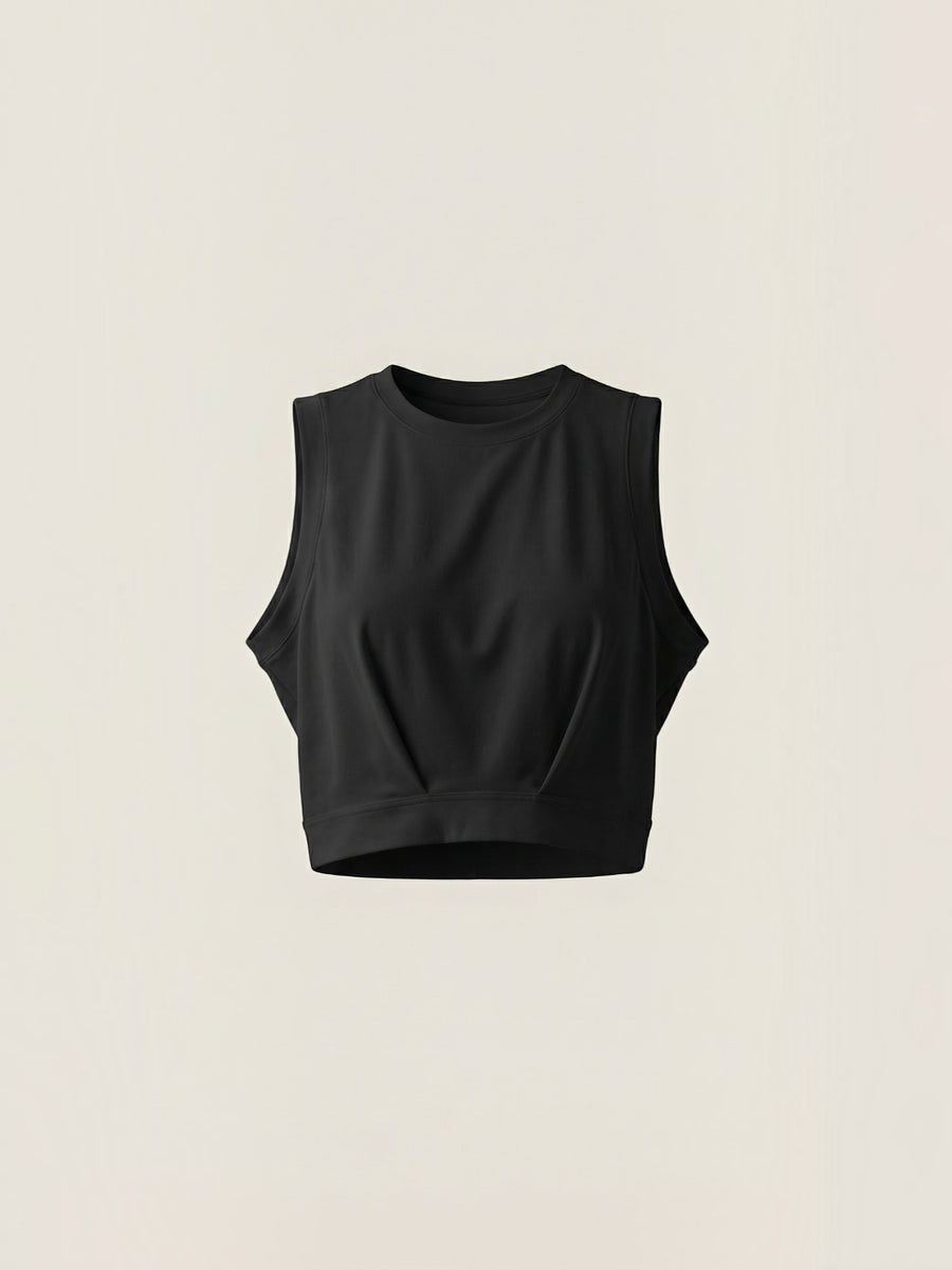 Faye Damen Crop Trägertop | Weicher Baumwollmix, Ärmellos, Sportlich - 6