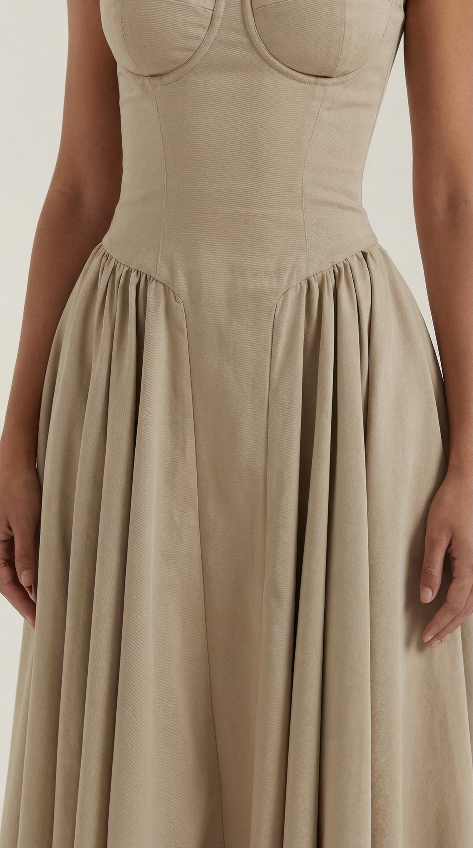 Odette Korsett-Midikleid