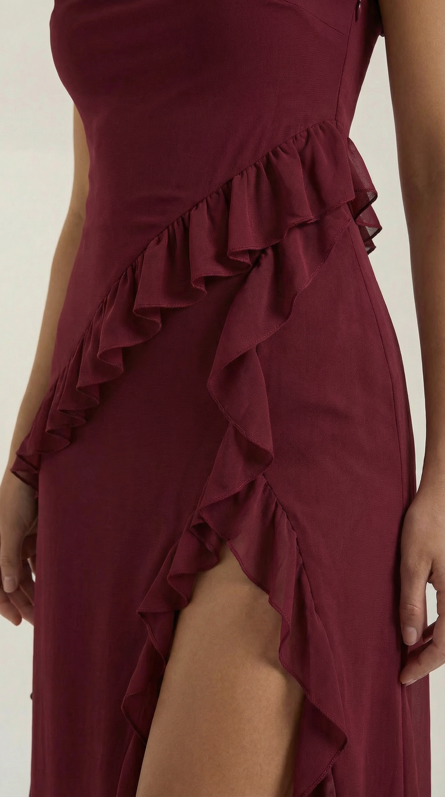 Susan Maxikleid mit Rüschen