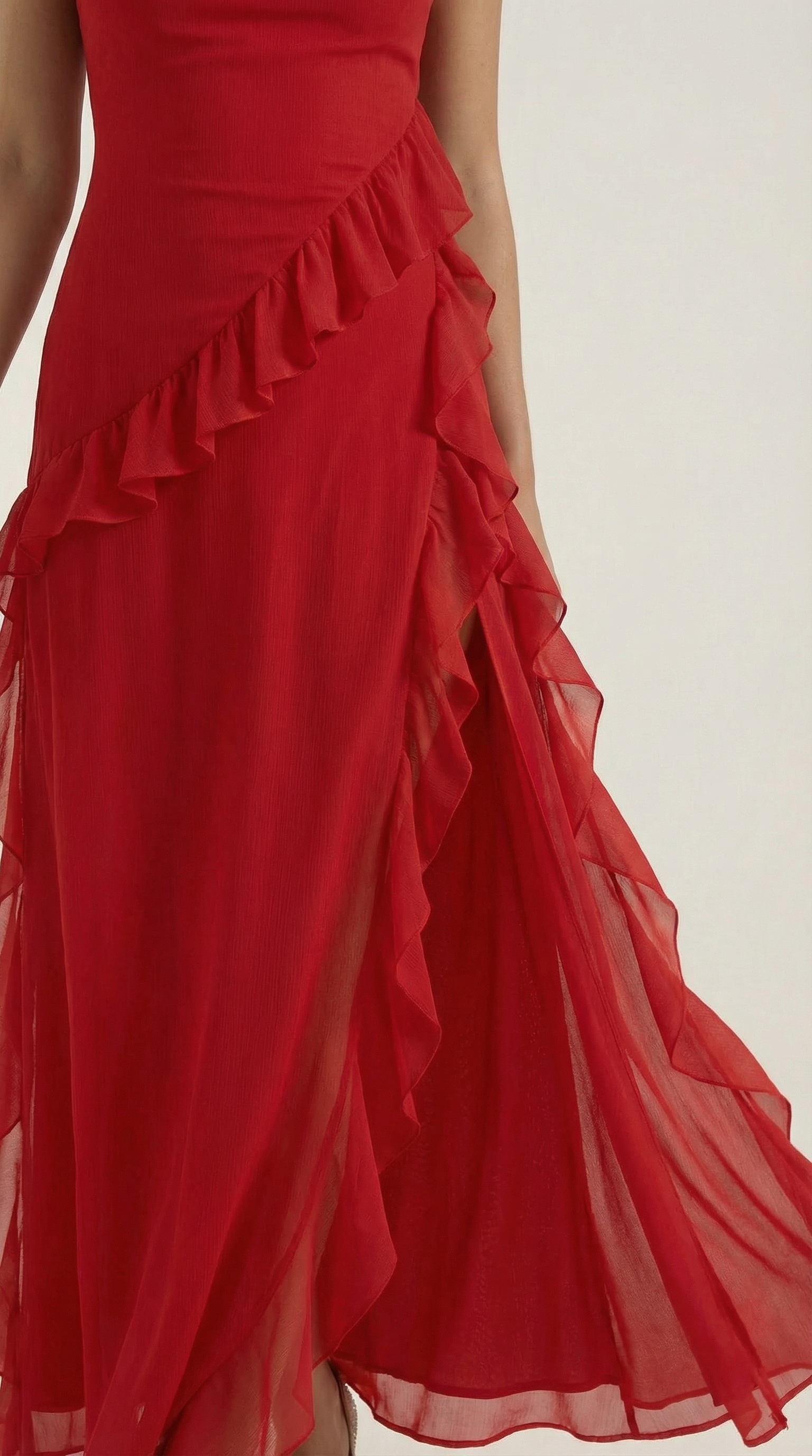 Susan Maxikleid mit Rüschen