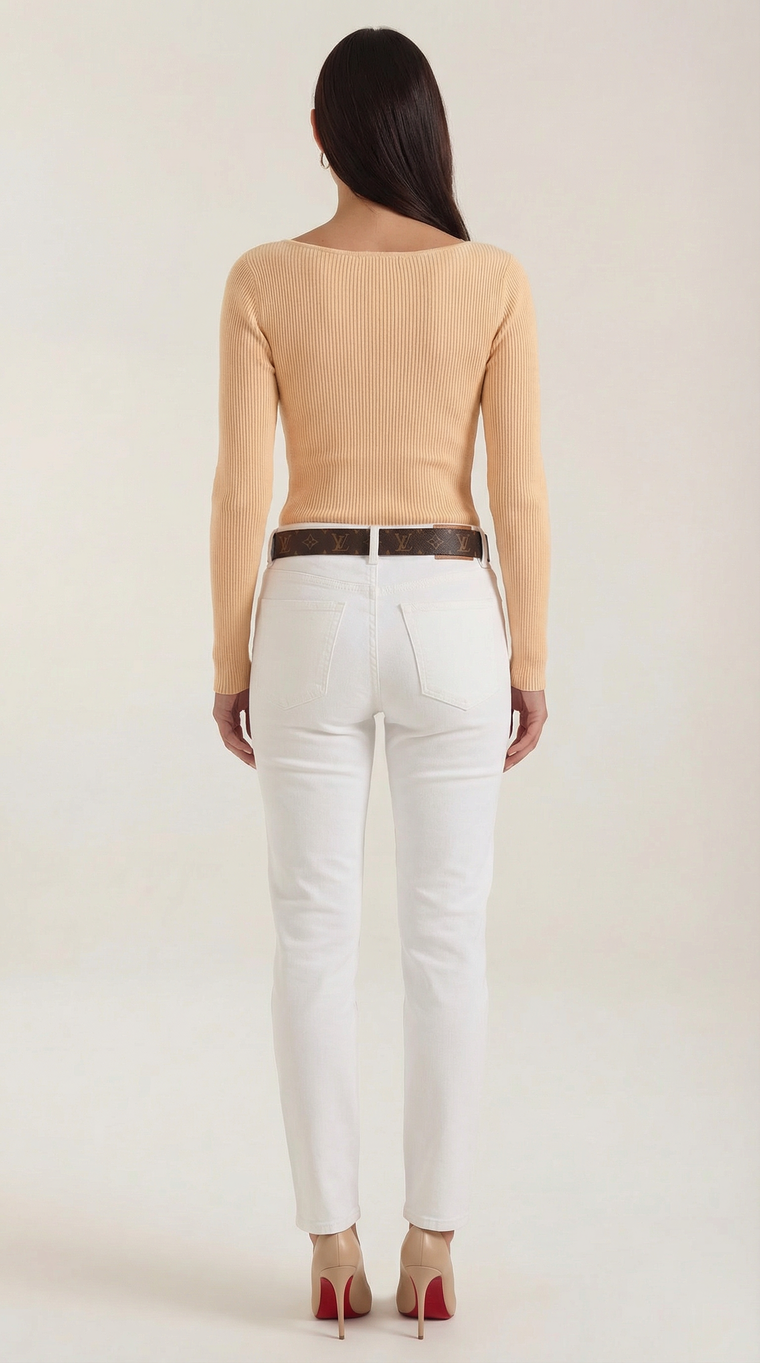 Ruth Cloud-Strick-Langarmshirt