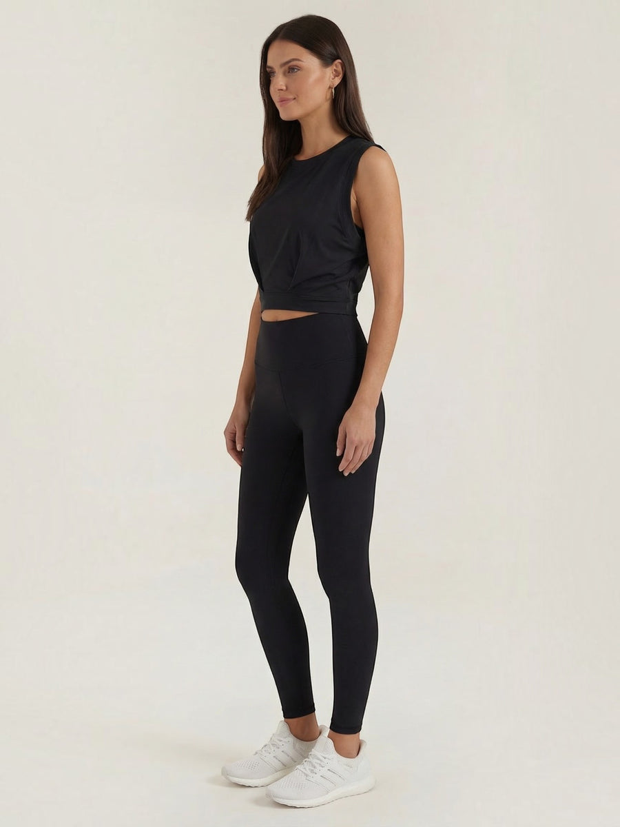 Faye Damen Crop Trägertop | Weicher Baumwollmix, Ärmellos, Sportlich - 3