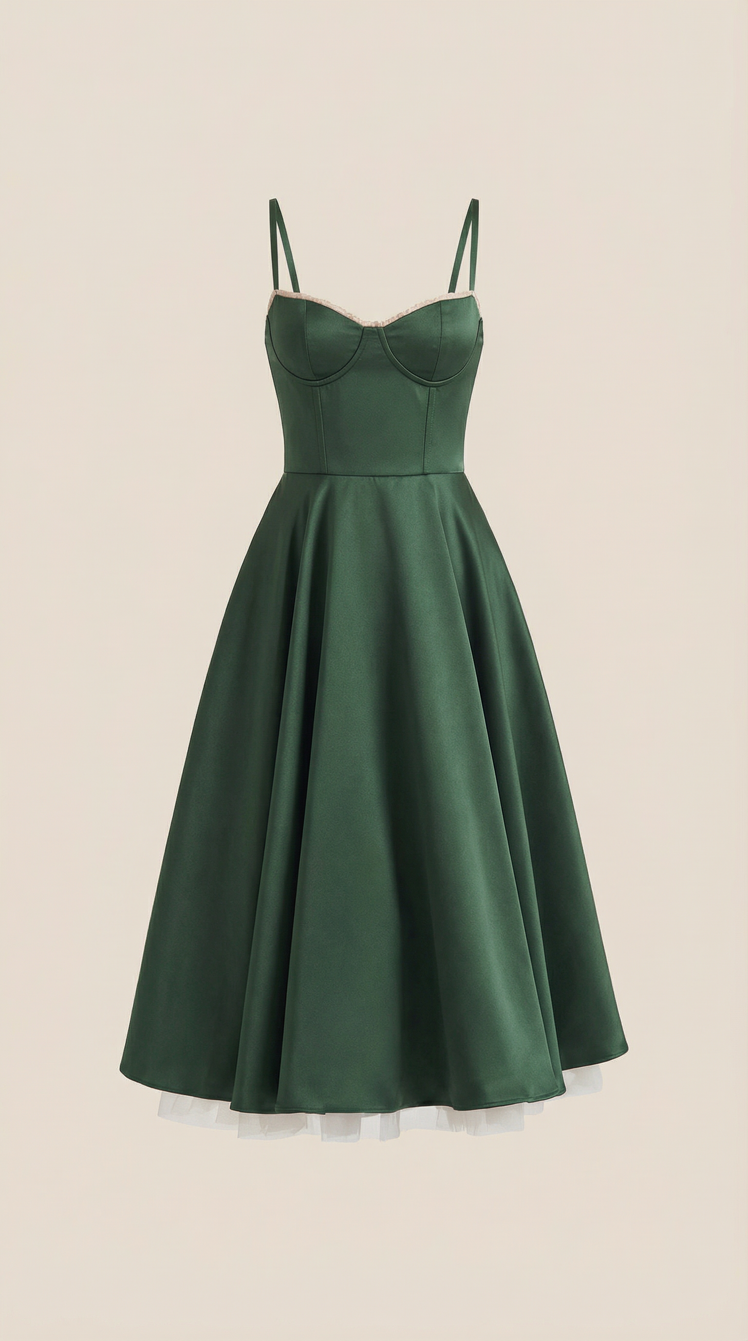 Isolde Tüll-Midikleid