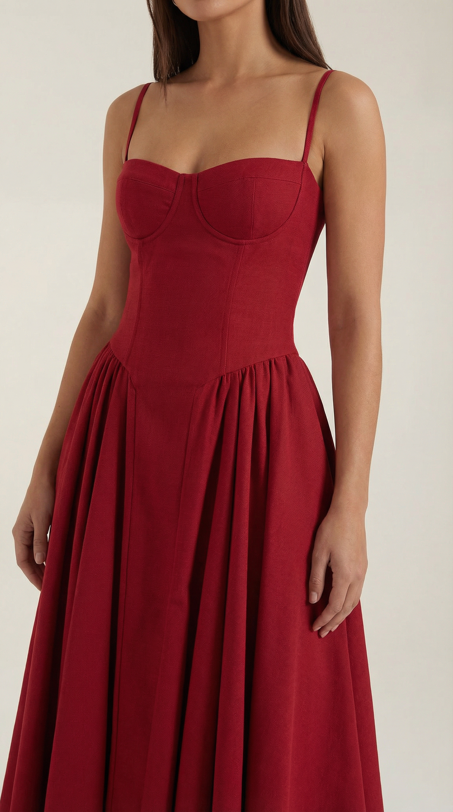 Odette Korsett-Midikleid