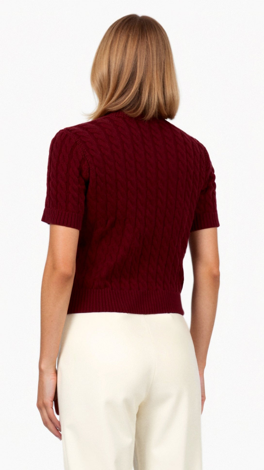 Faith Kurze Strickjacke