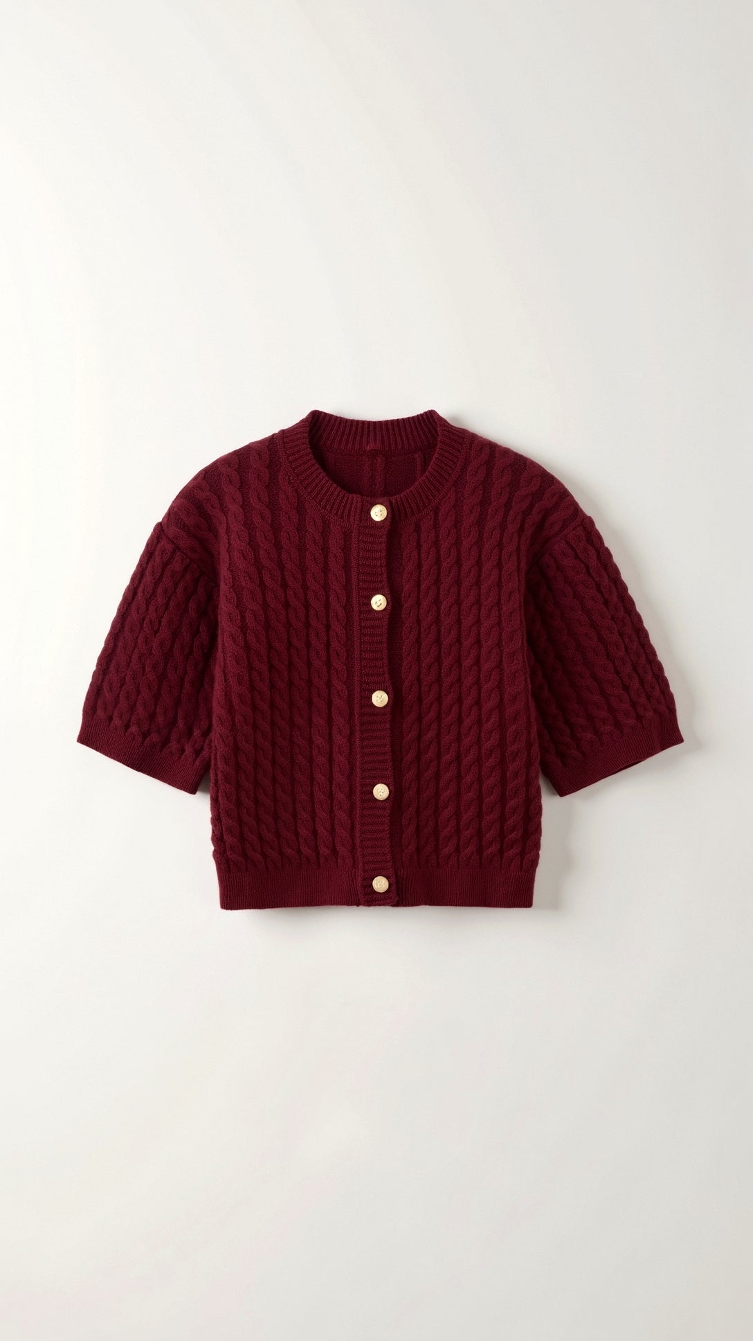 Faith Kurze Strickjacke