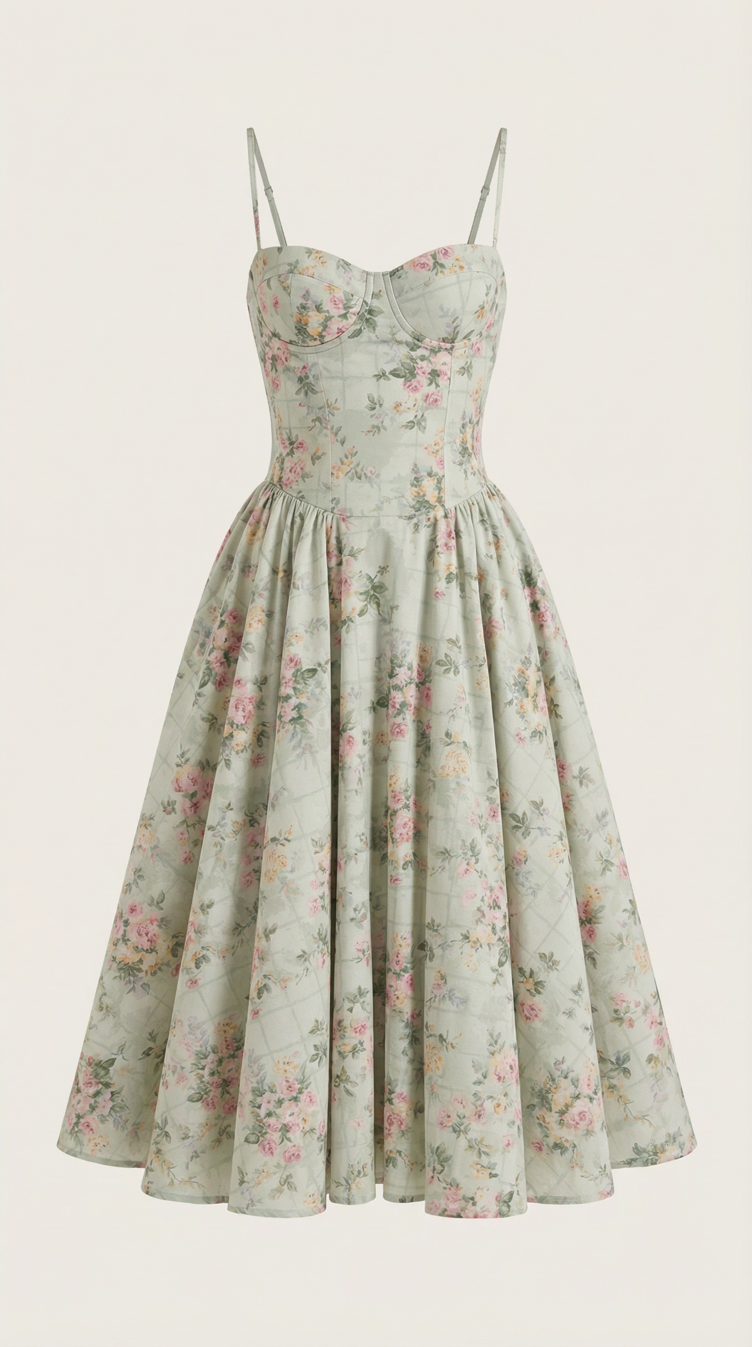 Odette Korsett-Midikleid