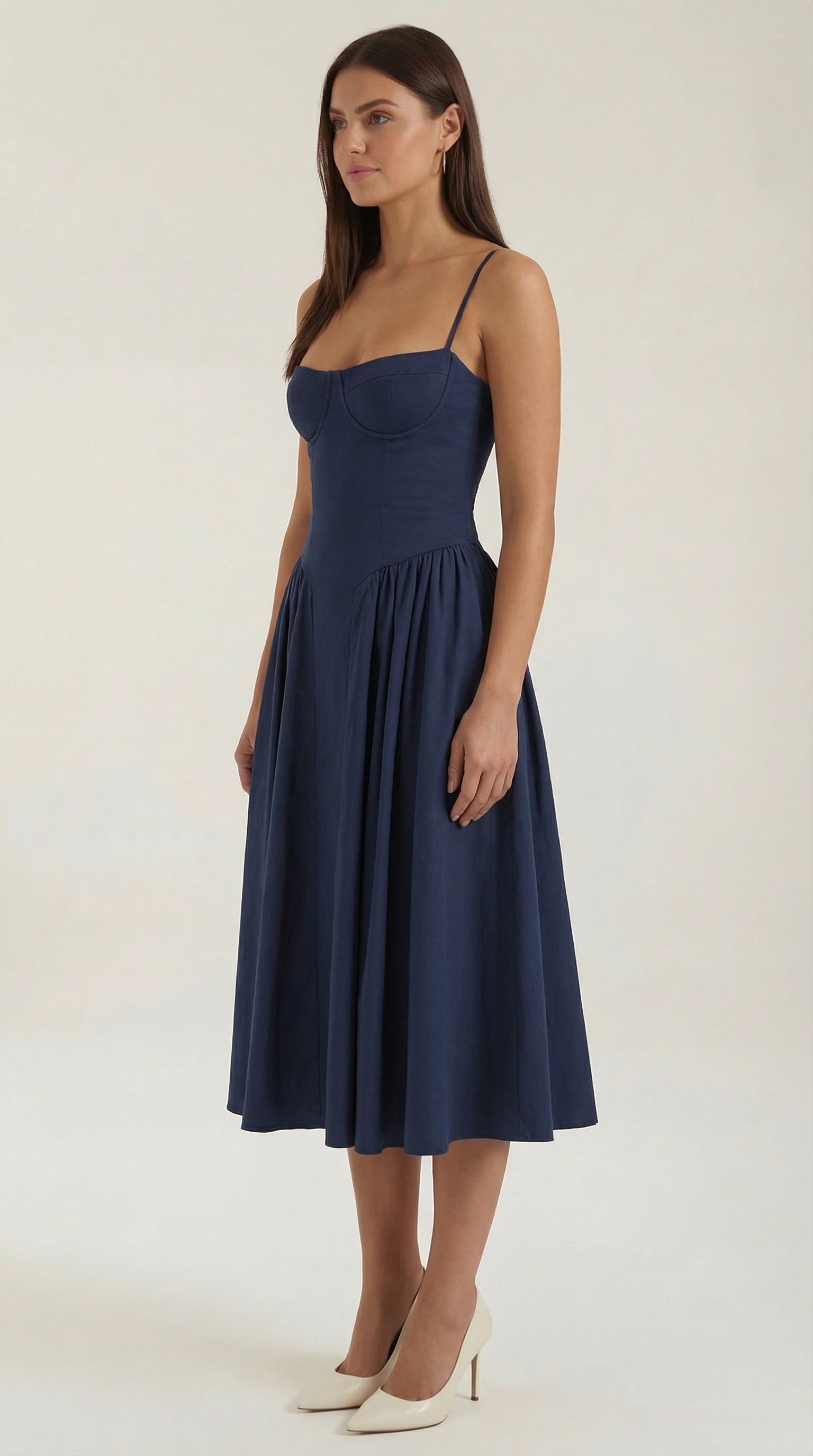 Odette Korsett-Midikleid