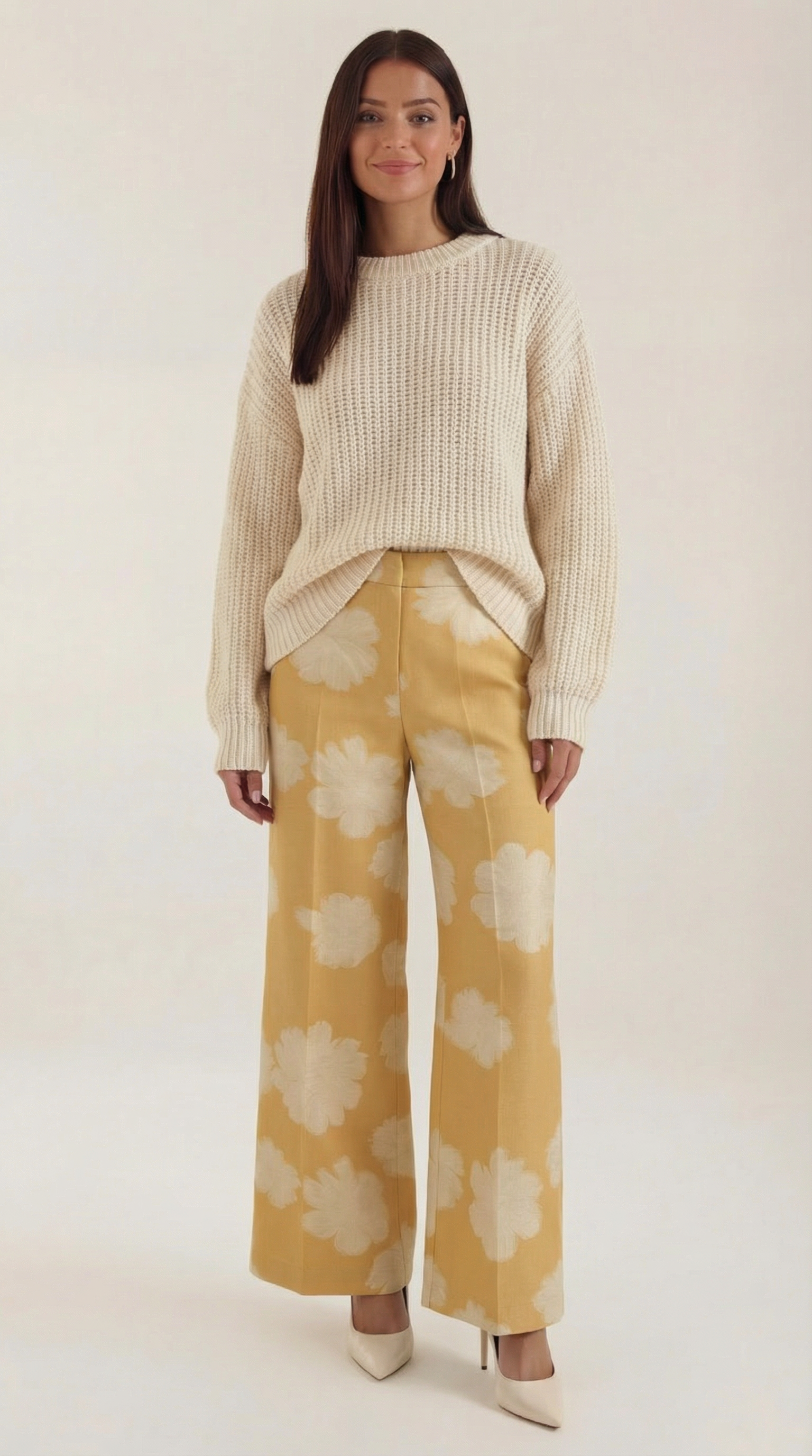 Susan Lounge-Hose mit Blumenmuster