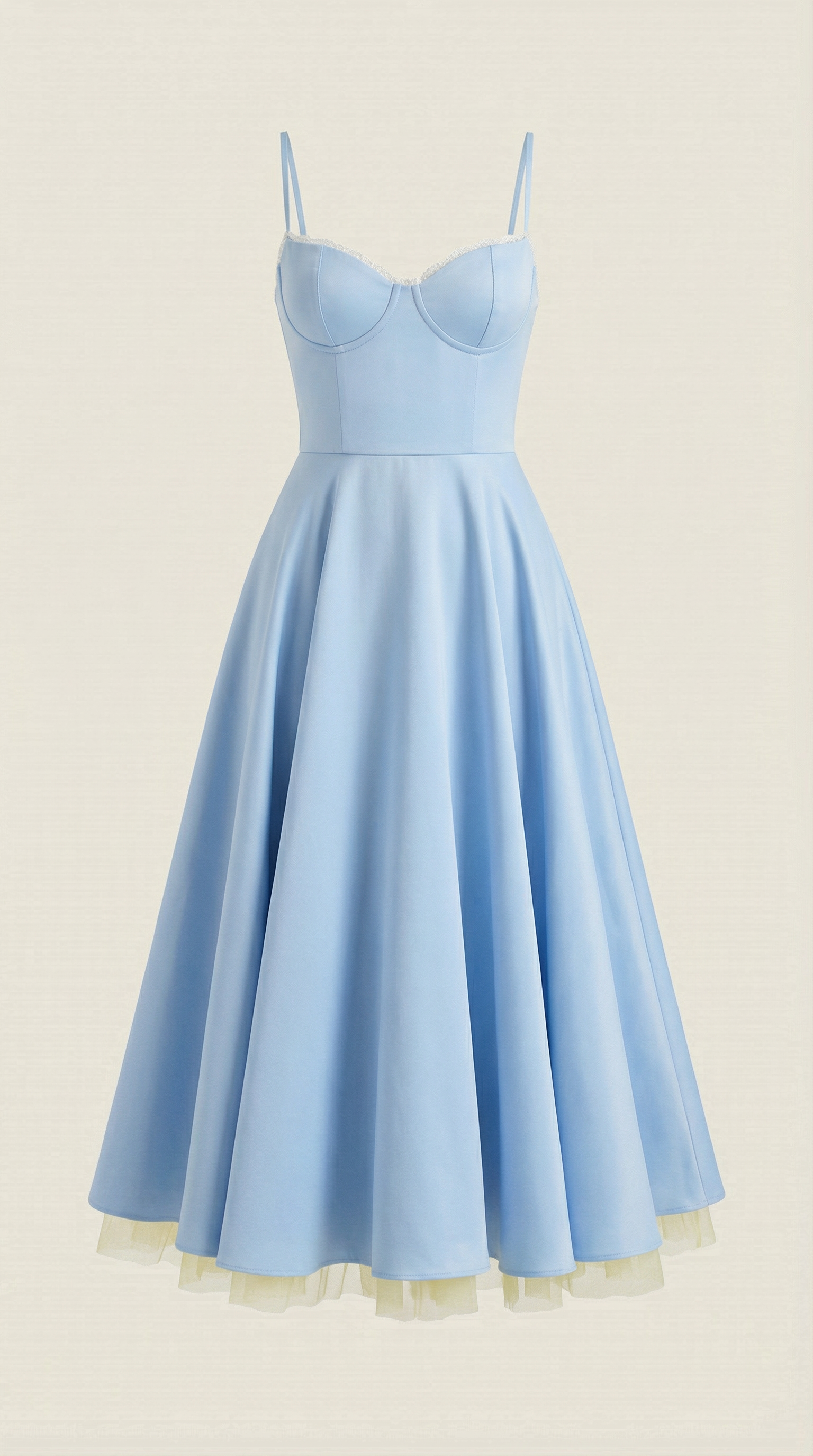 Isolde Tüll-Midikleid