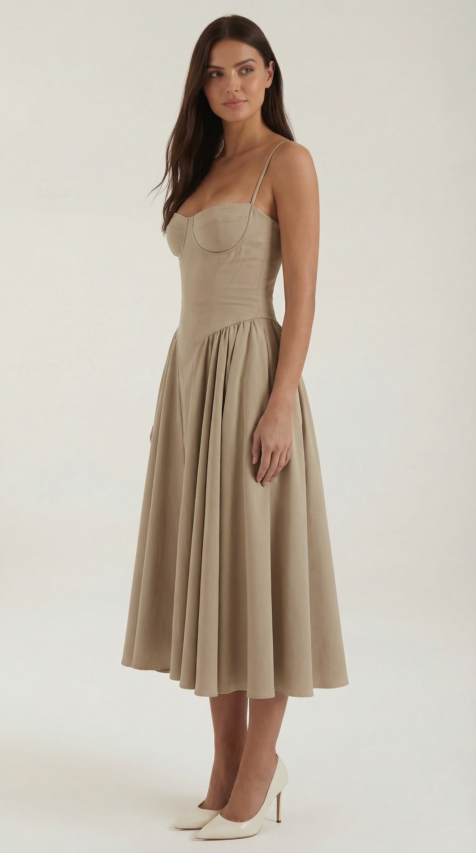 Odette Korsett-Midikleid