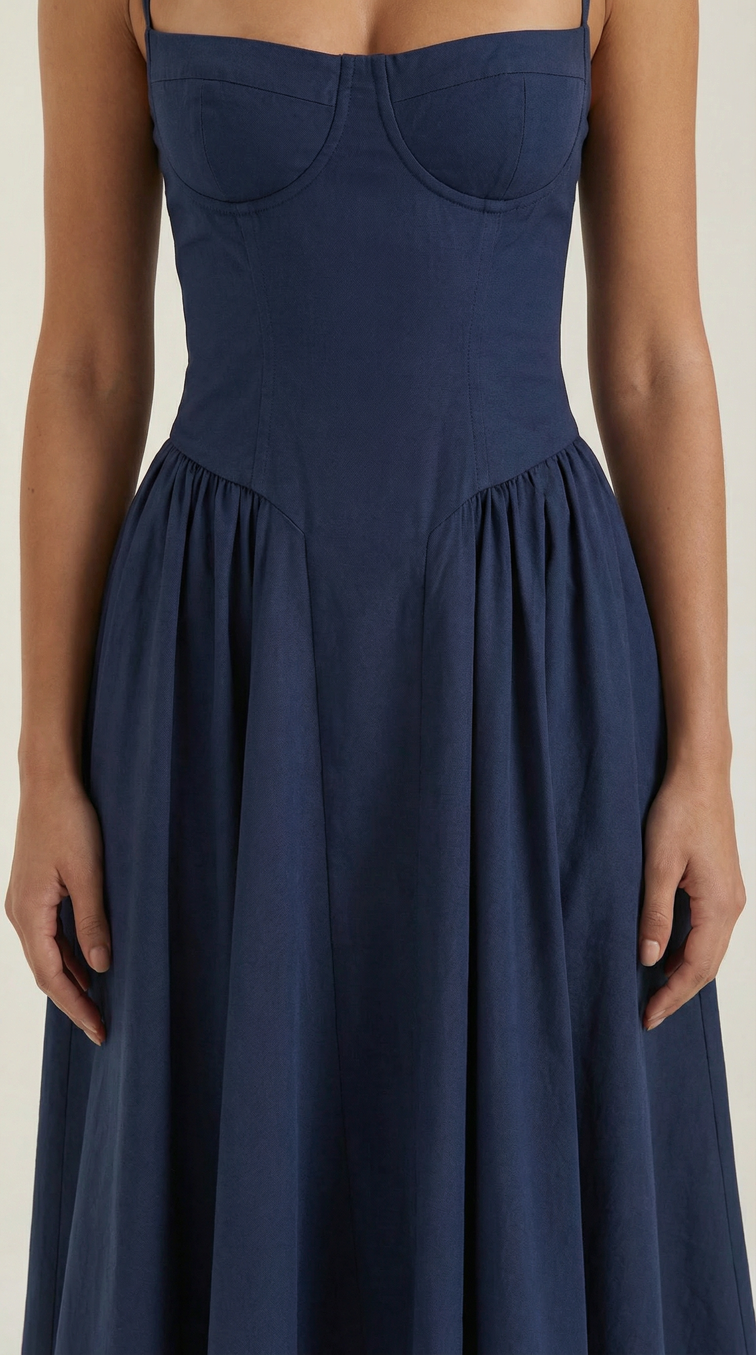 Odette Korsett-Midikleid