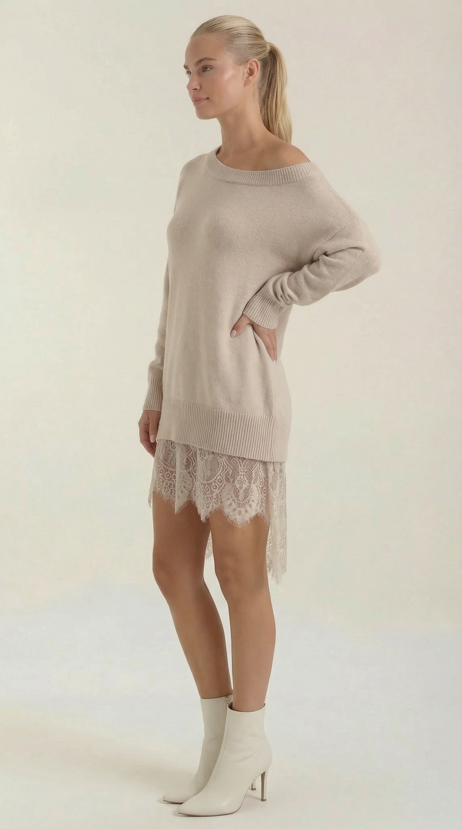 Rosemary Spitzenhemdkleid