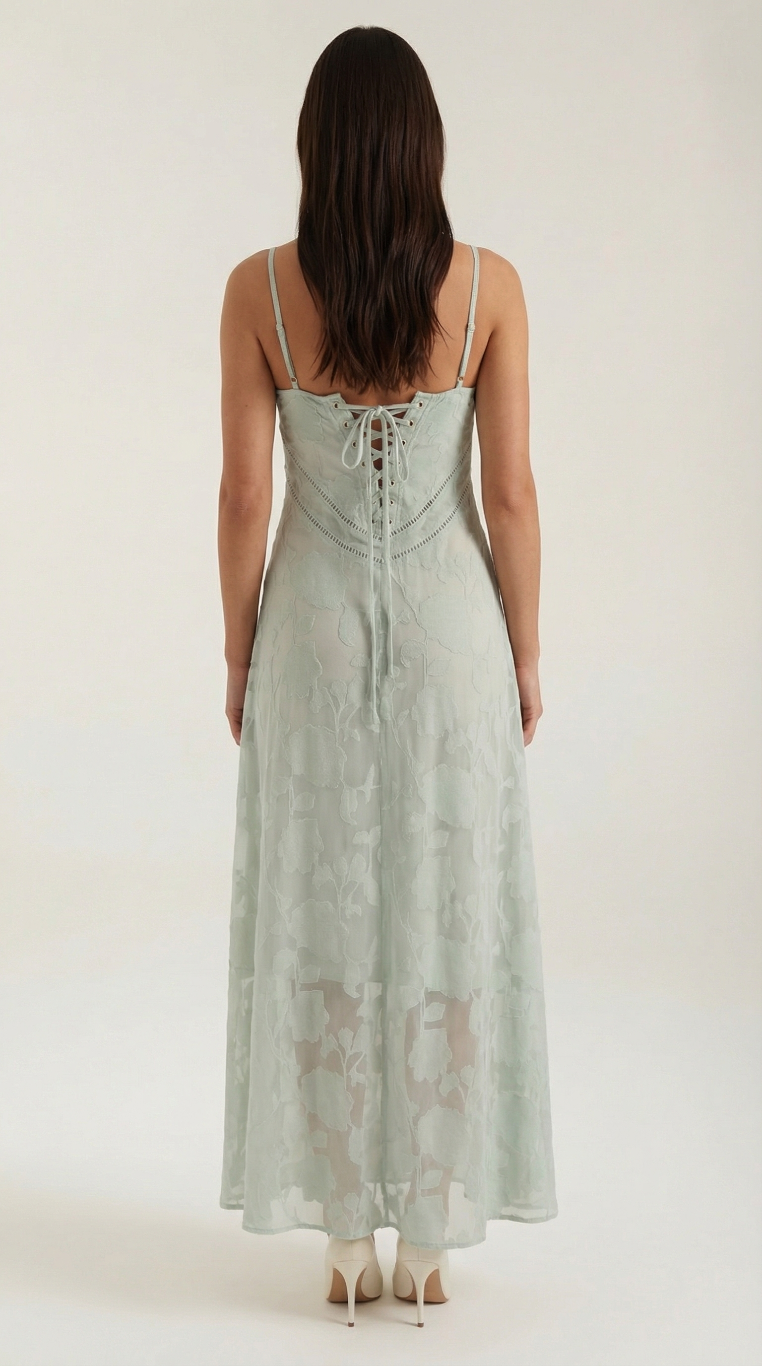 Arabelle Spitzen-Maxikleid