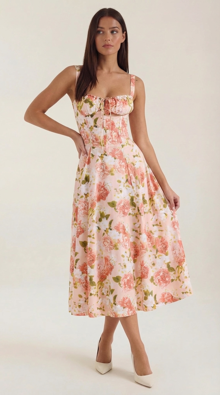 Julia Midi-Sommerkleid