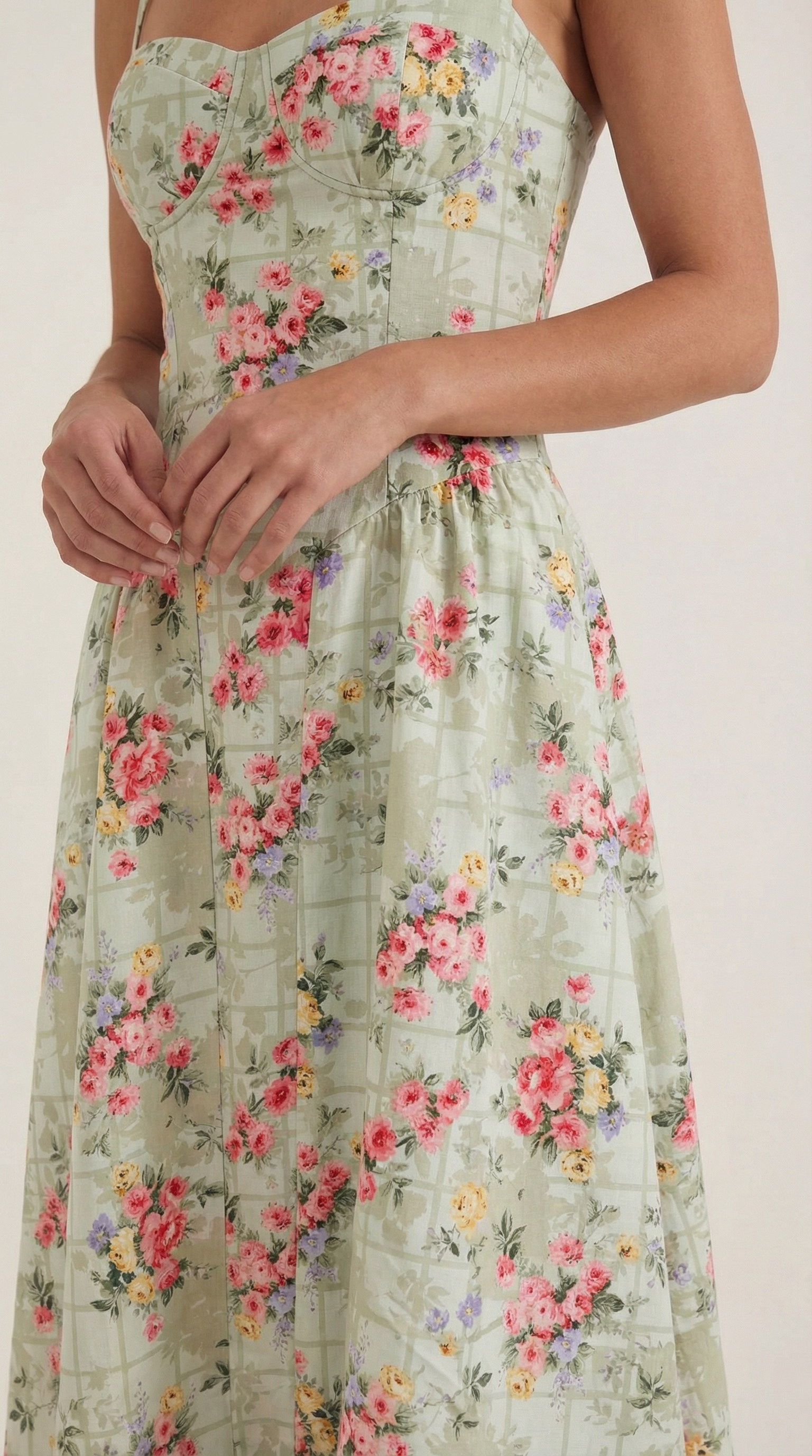 Odette Korsett-Midikleid