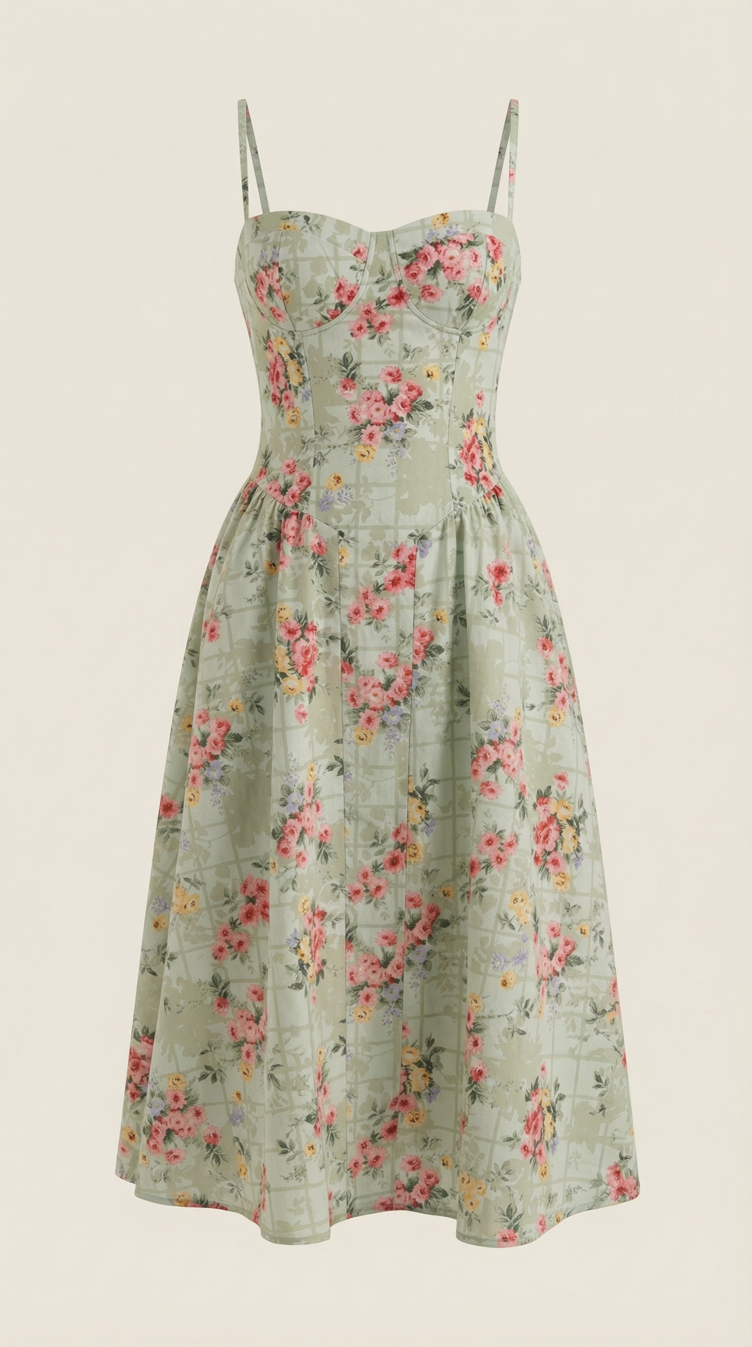 Odette Korsett-Midikleid