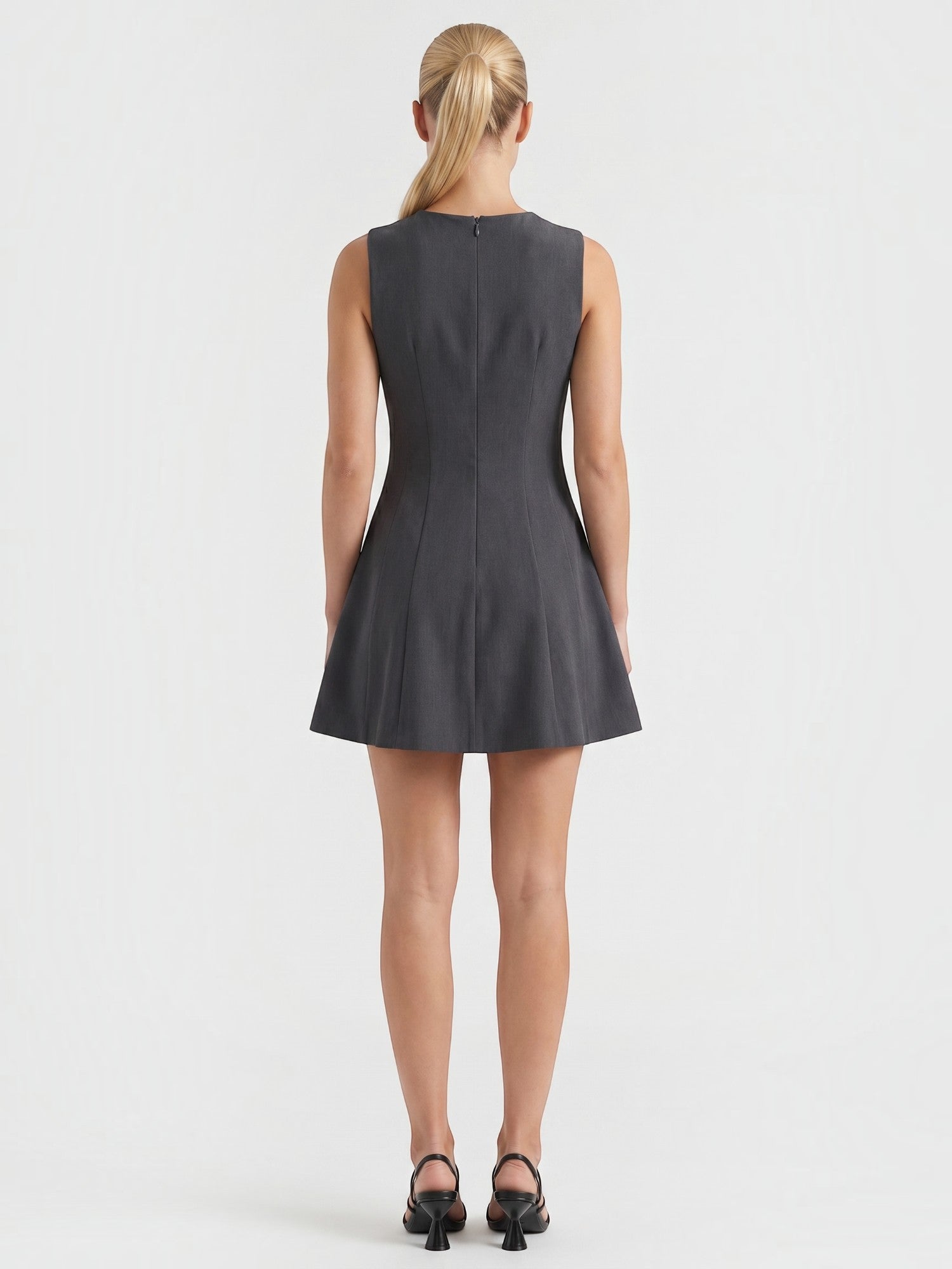 Priscilla Minikleid mit Schleifendetails