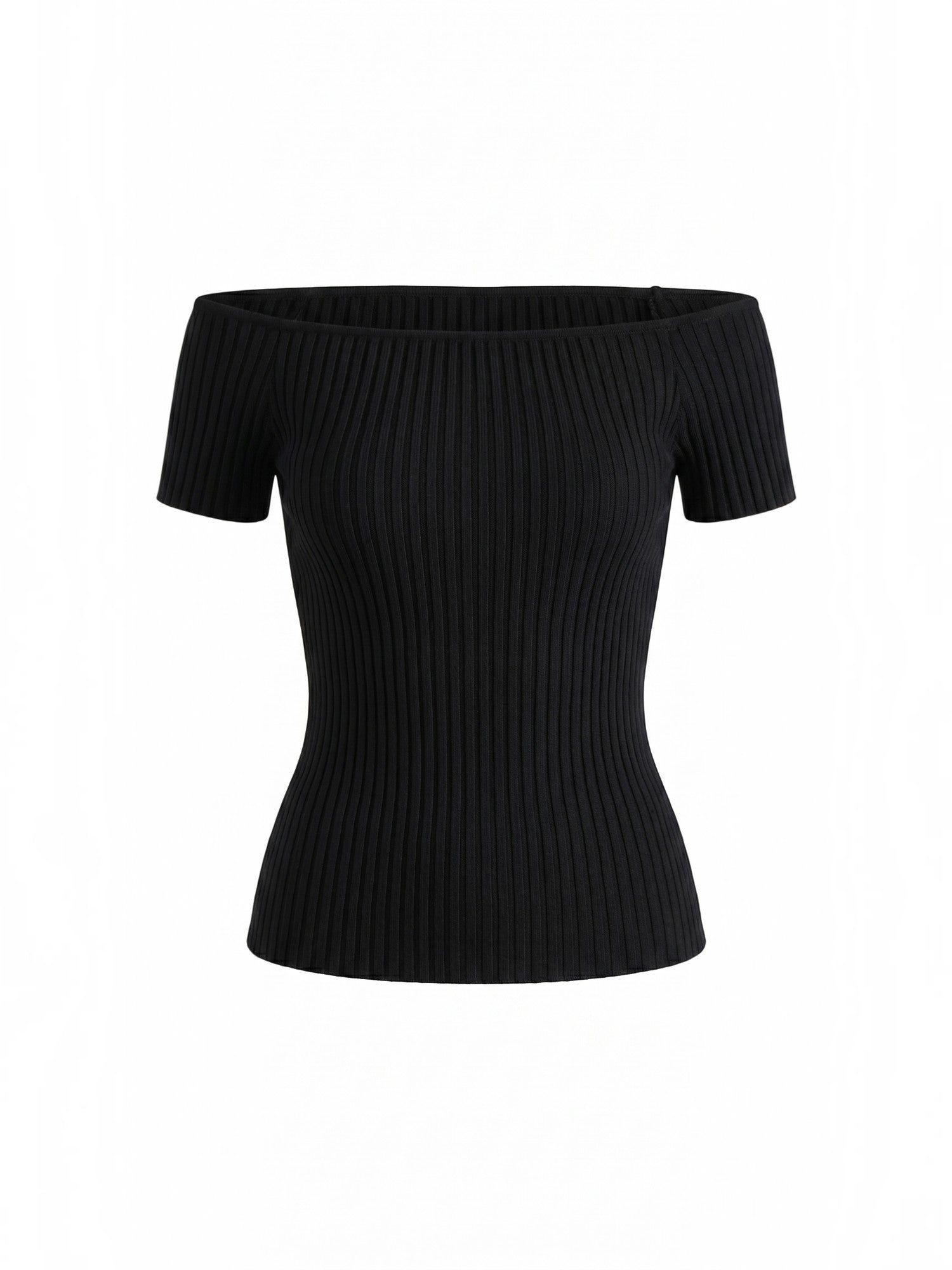 Isabel geripptes Crop Top
