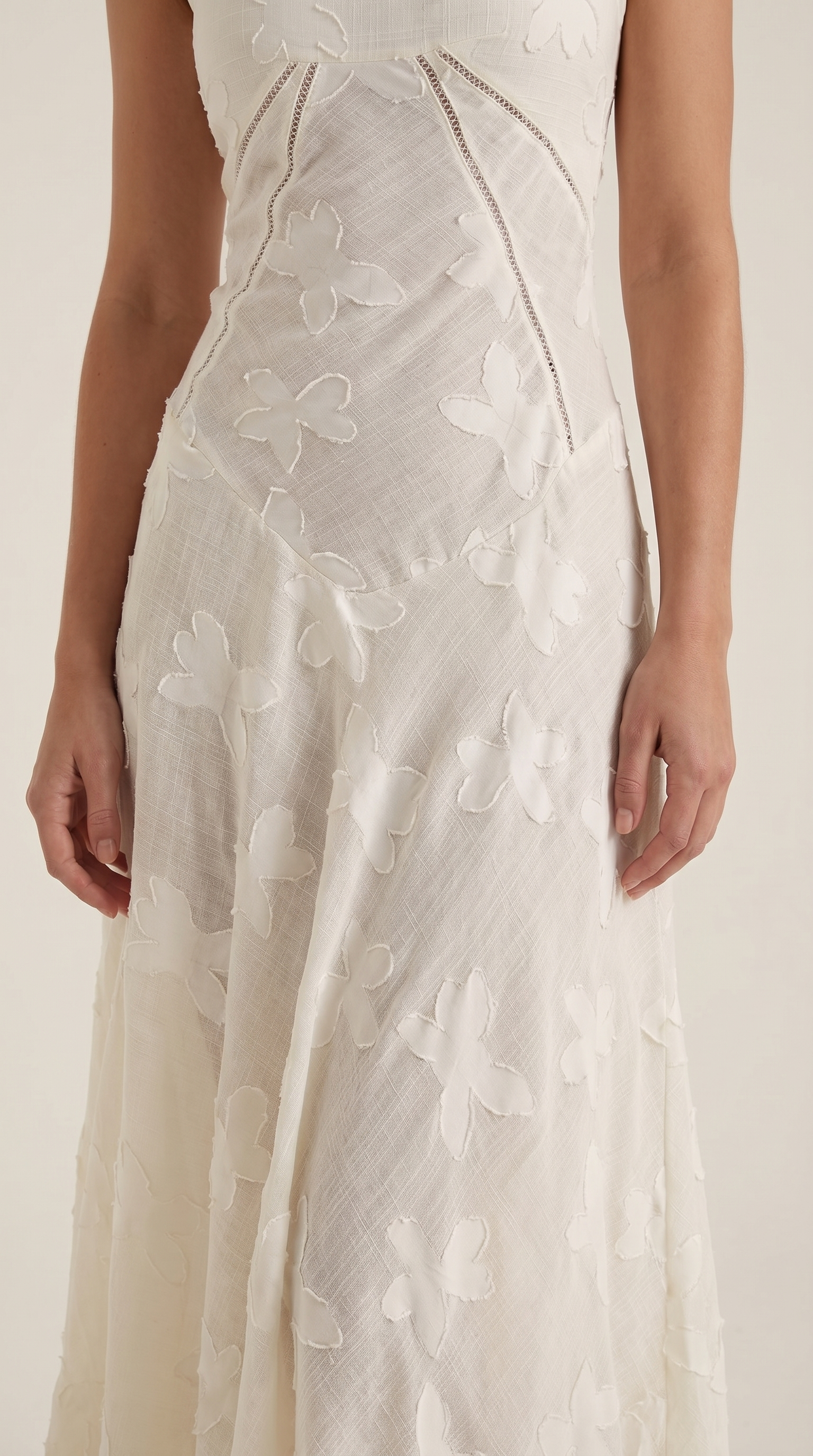 Arabelle Maxikleid mit Jacquard-Stoff