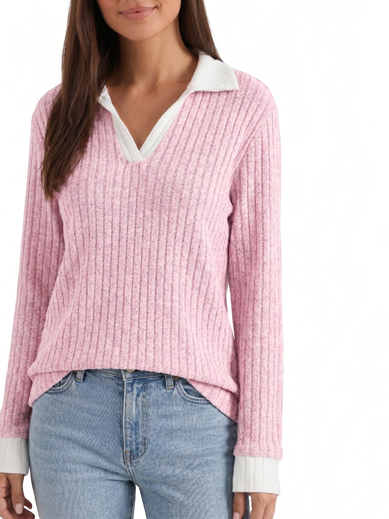 Althea Strickpullover mit V-Ausschnitt