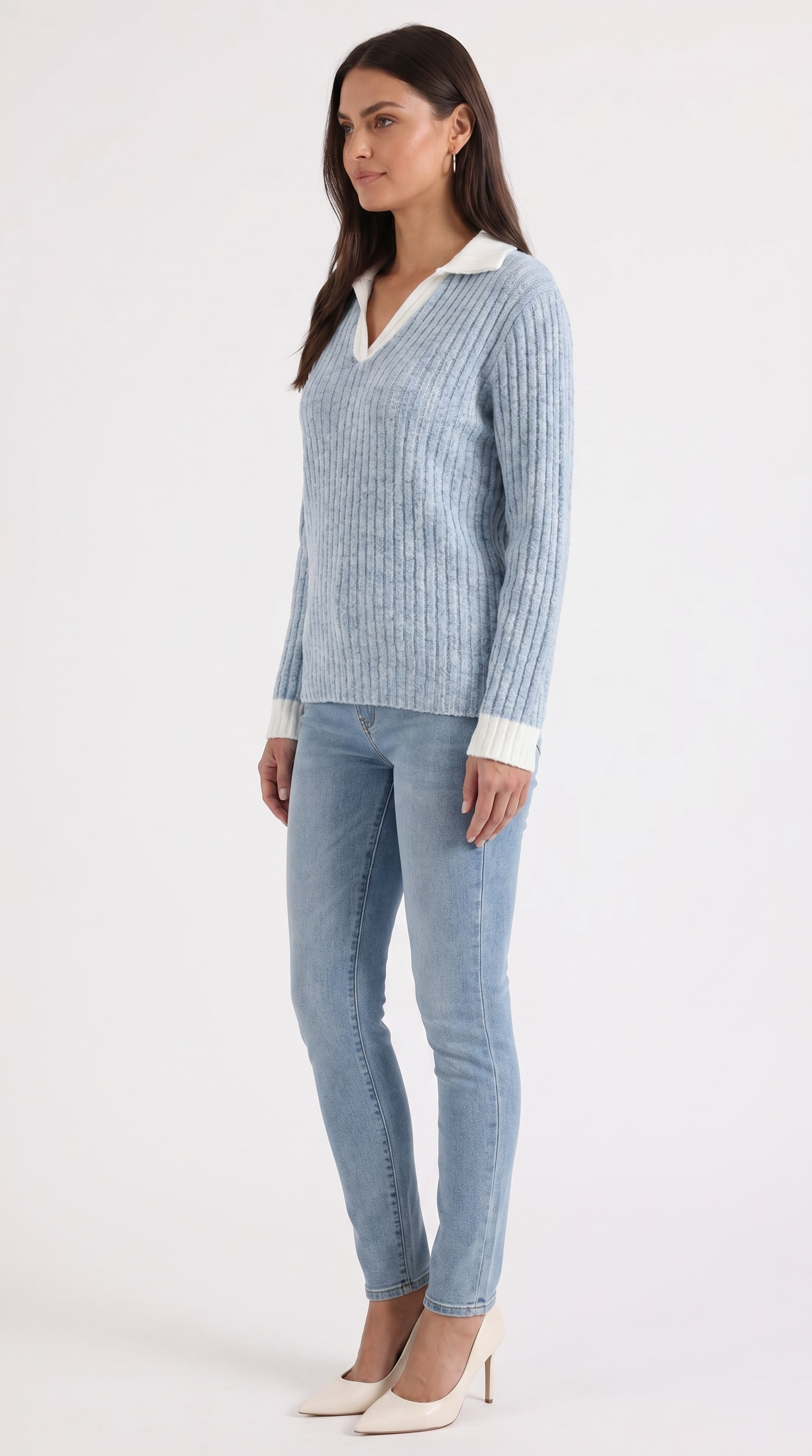 Althea Strickpullover mit V-Ausschnitt