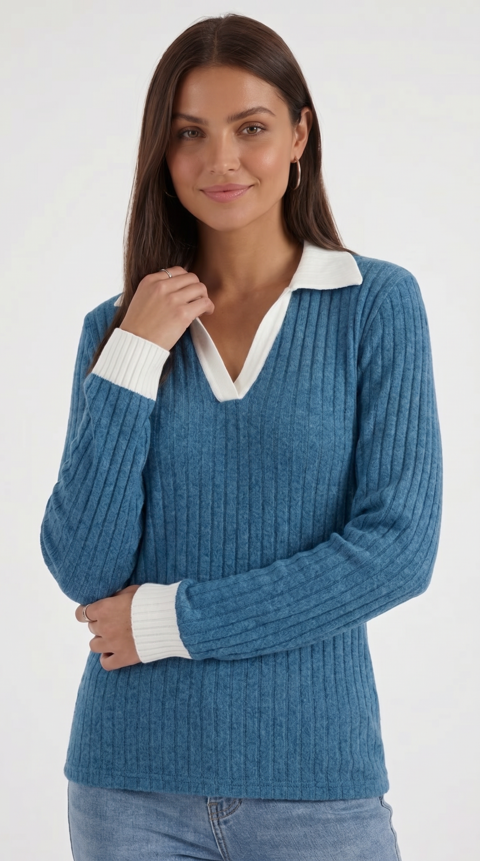 Althea Strickpullover mit V-Ausschnitt