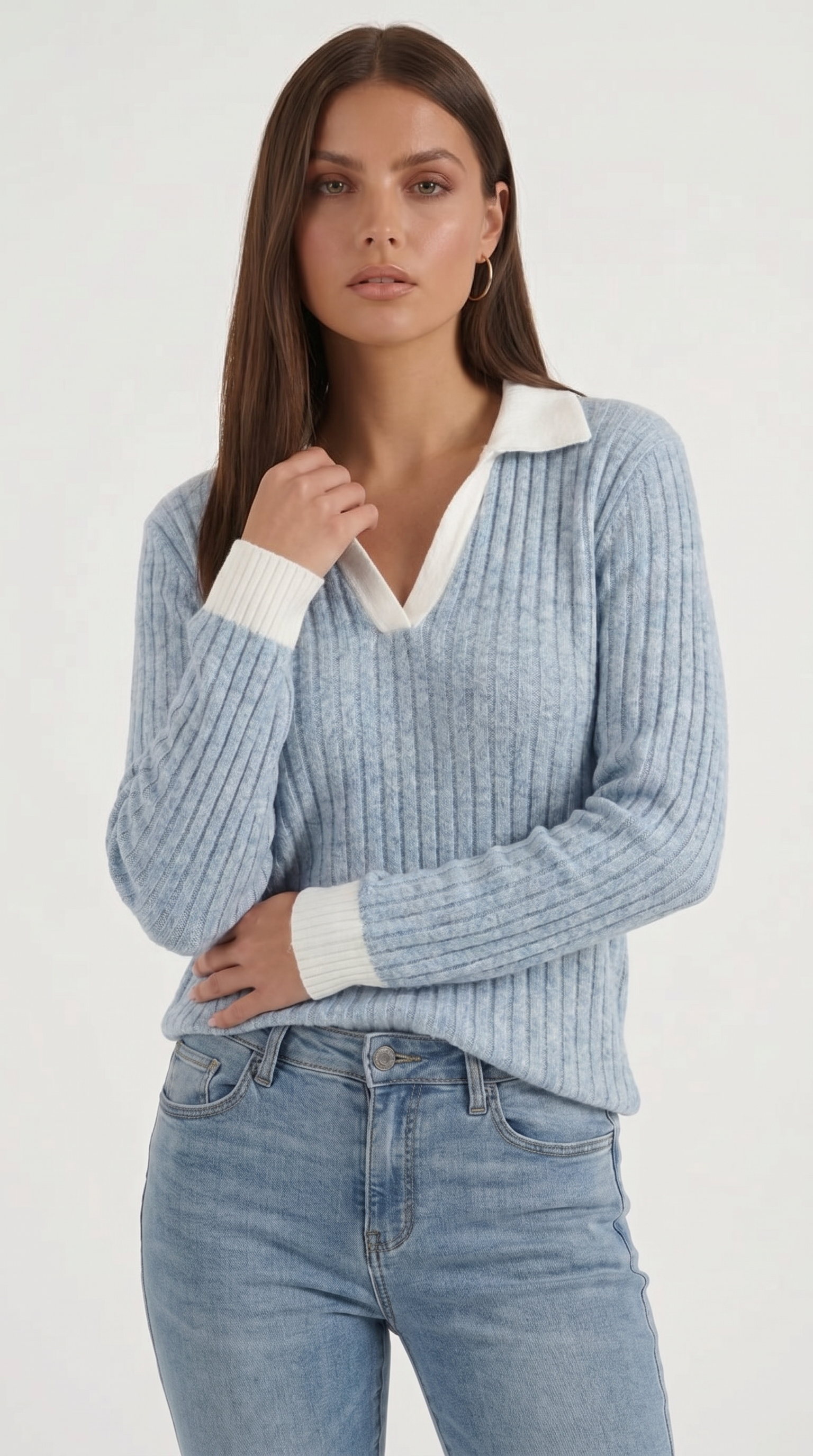 Althea Strickpullover mit V-Ausschnitt