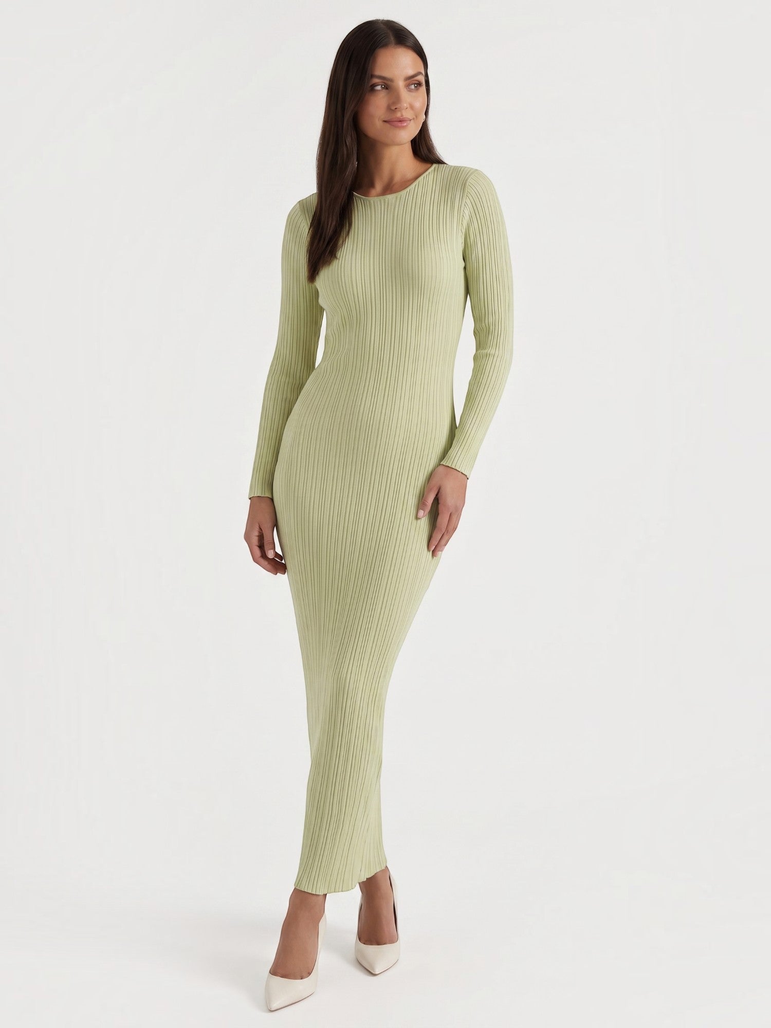 Tamsin Maxi-Strickkleid