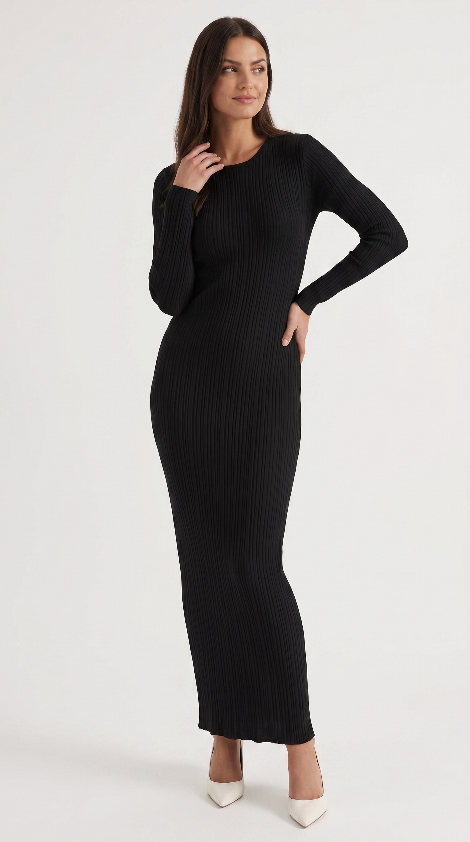 Tamsin Maxi-Strickkleid