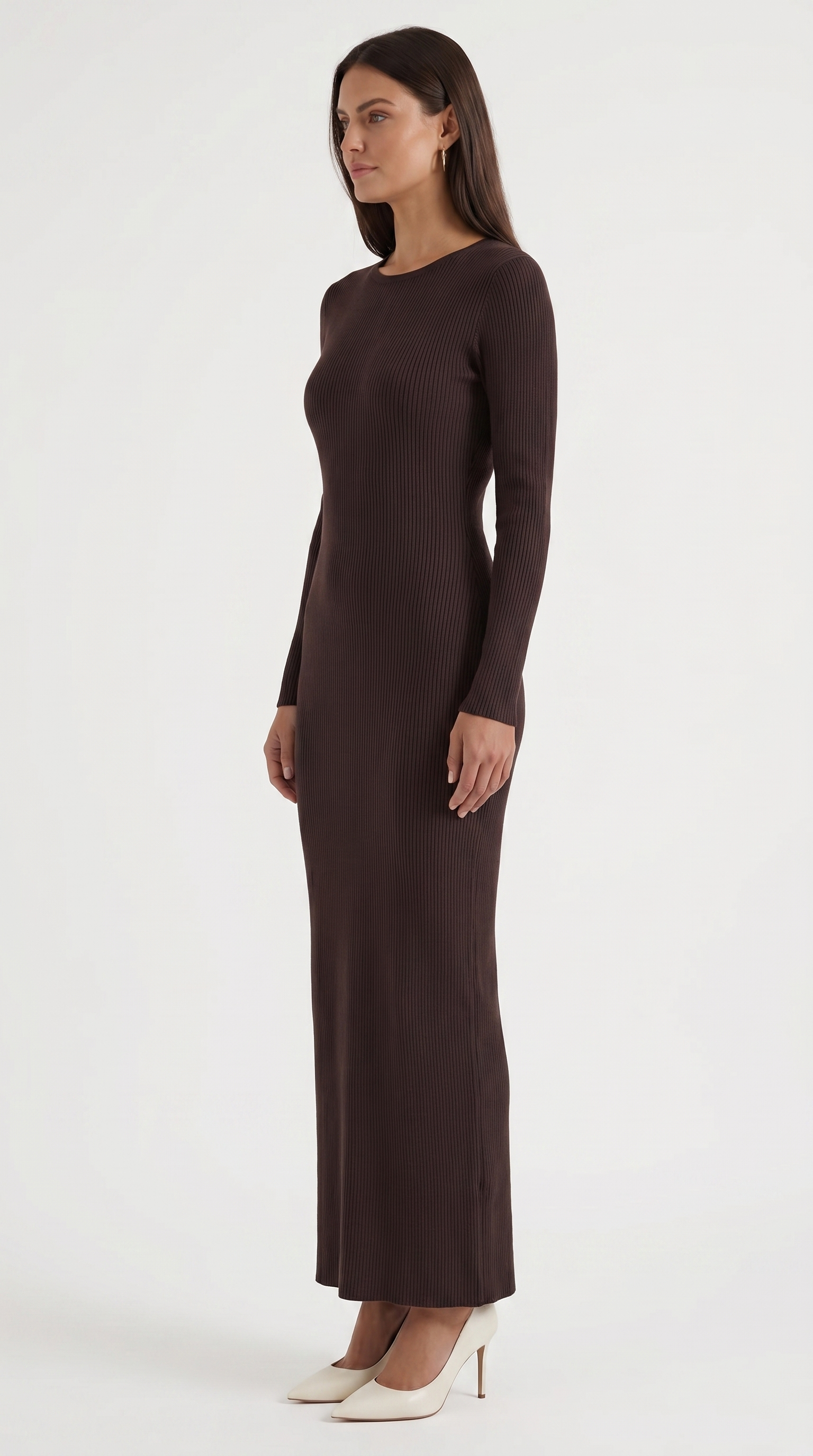 Tamsin Maxi-Strickkleid