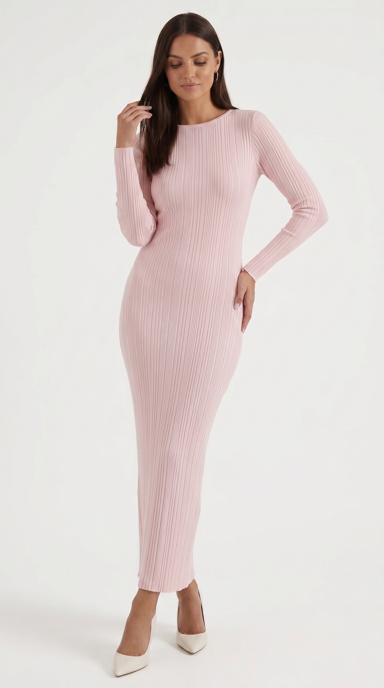 Tamsin Maxi-Strickkleid