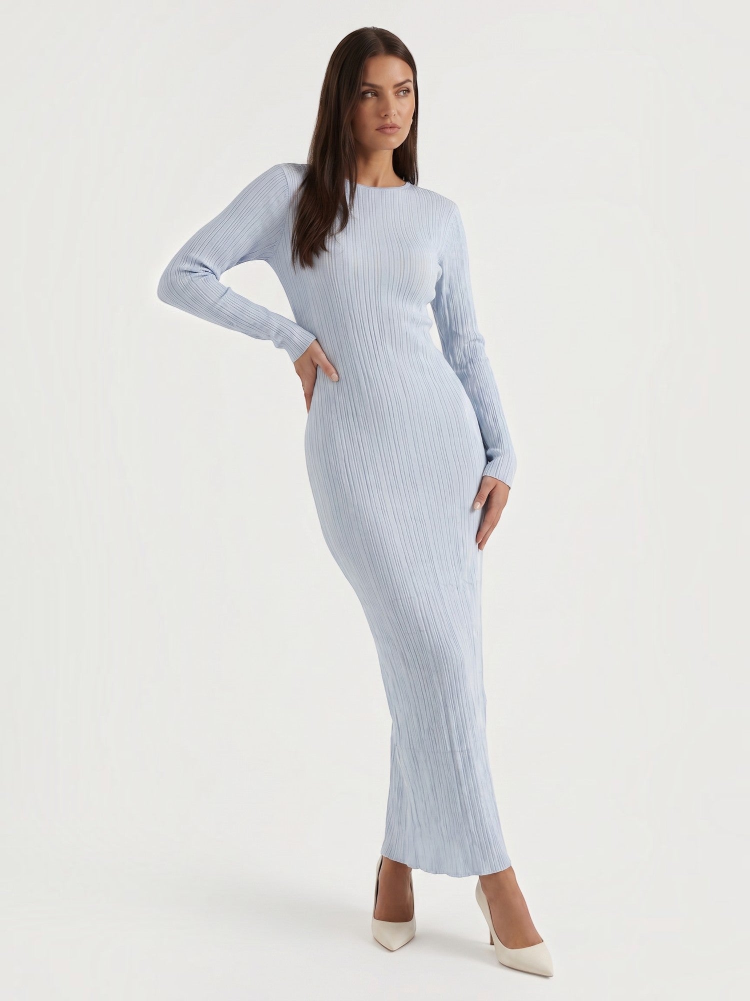Tamsin Maxi-Strickkleid