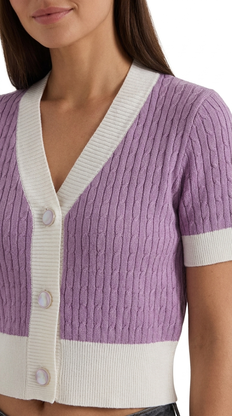 Nerina kurze taillierte Strickjacke