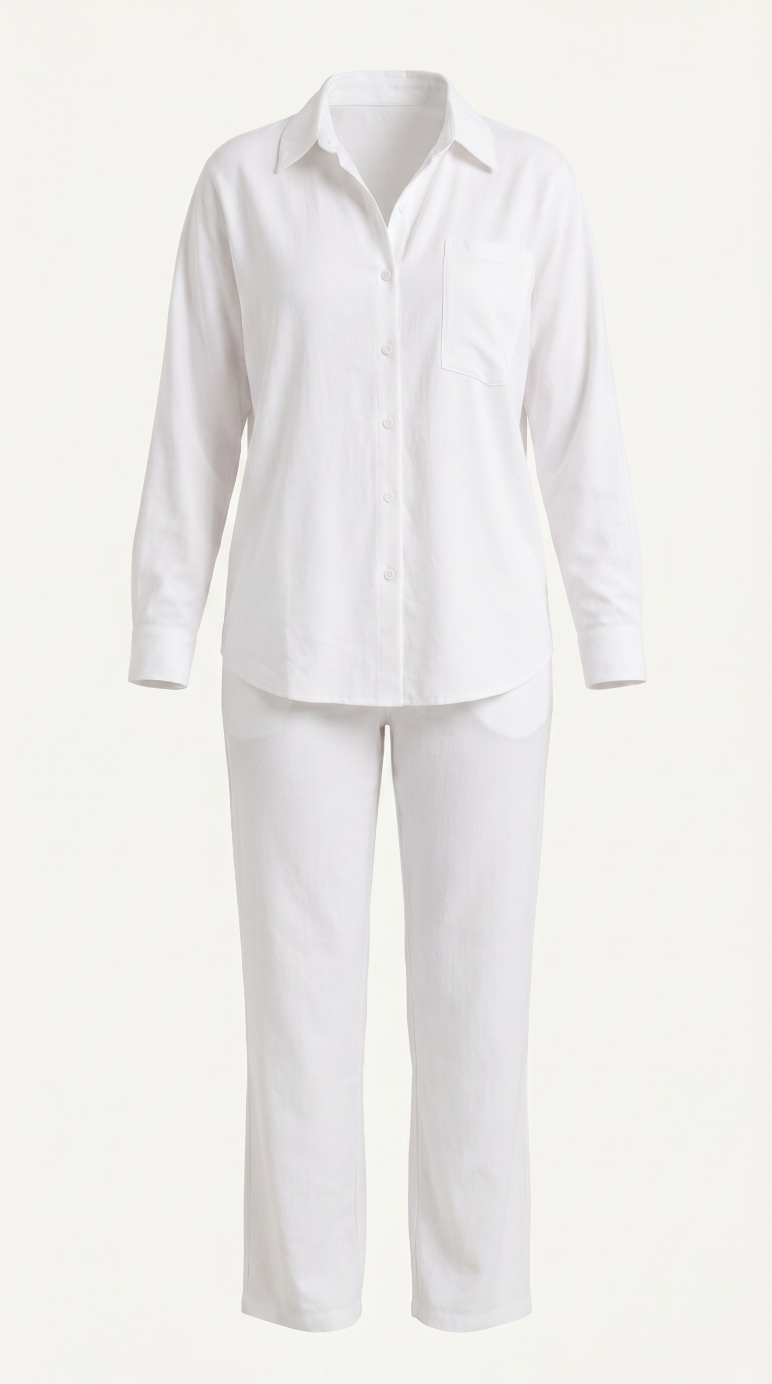 Amber Baumwoll Hosenanzug mit Overshirt