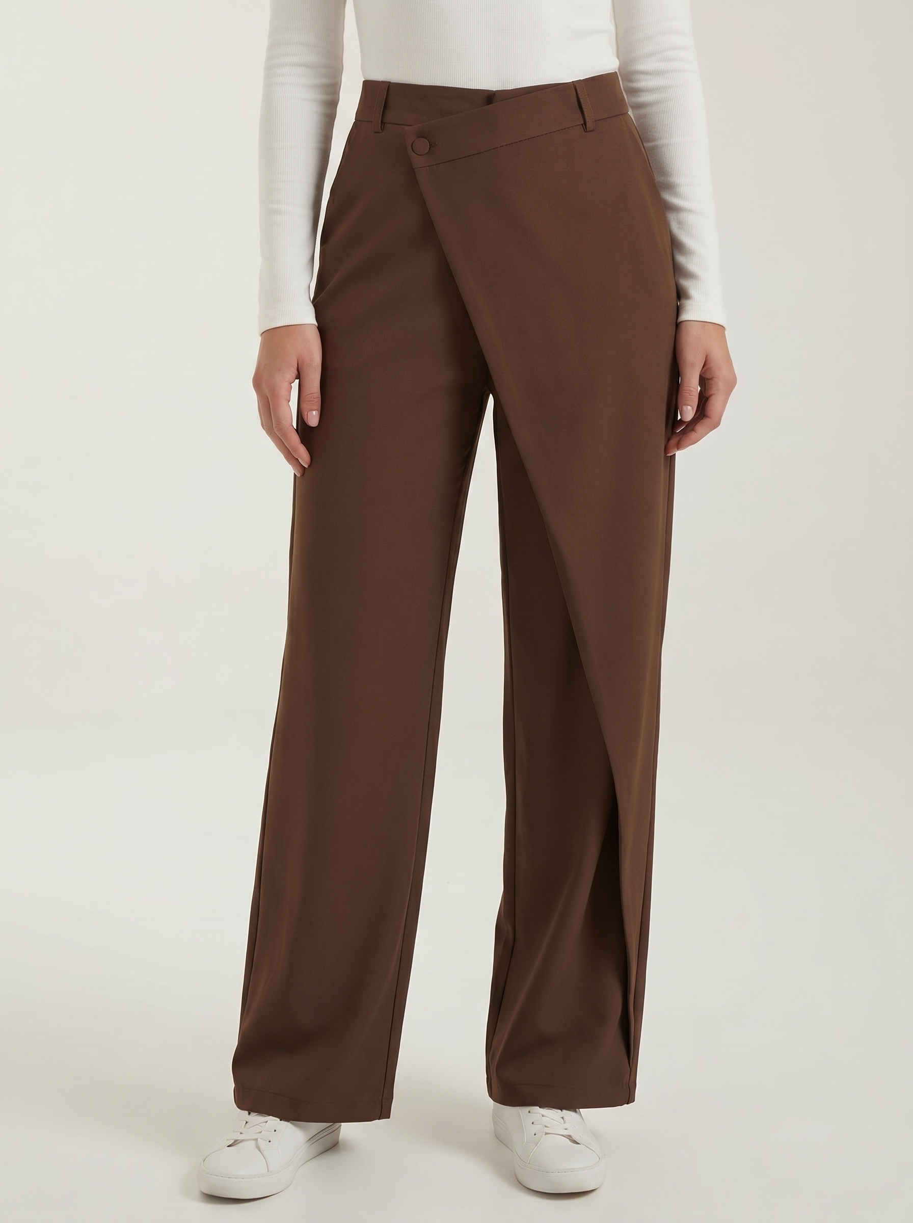 Jean Asymmetrische Hose
