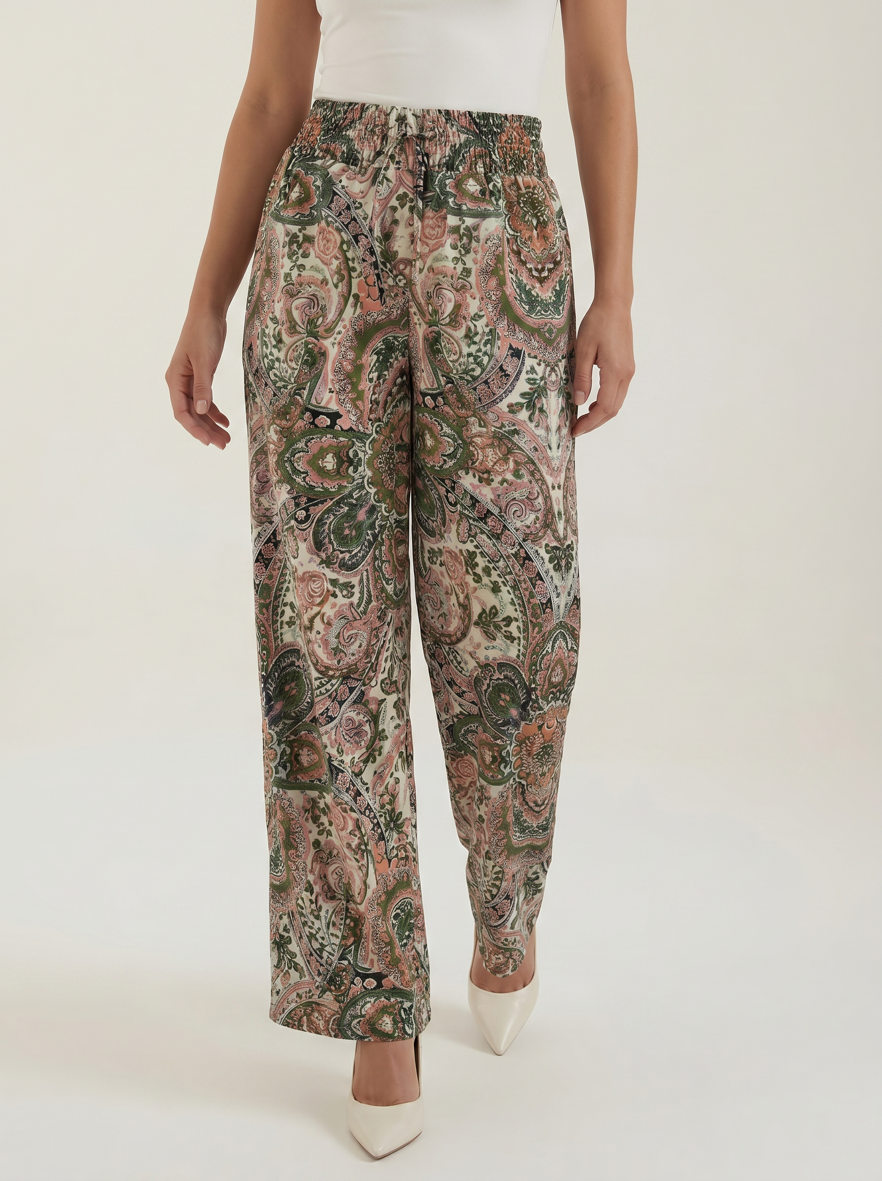 Pam Hose mit Paisley-print
