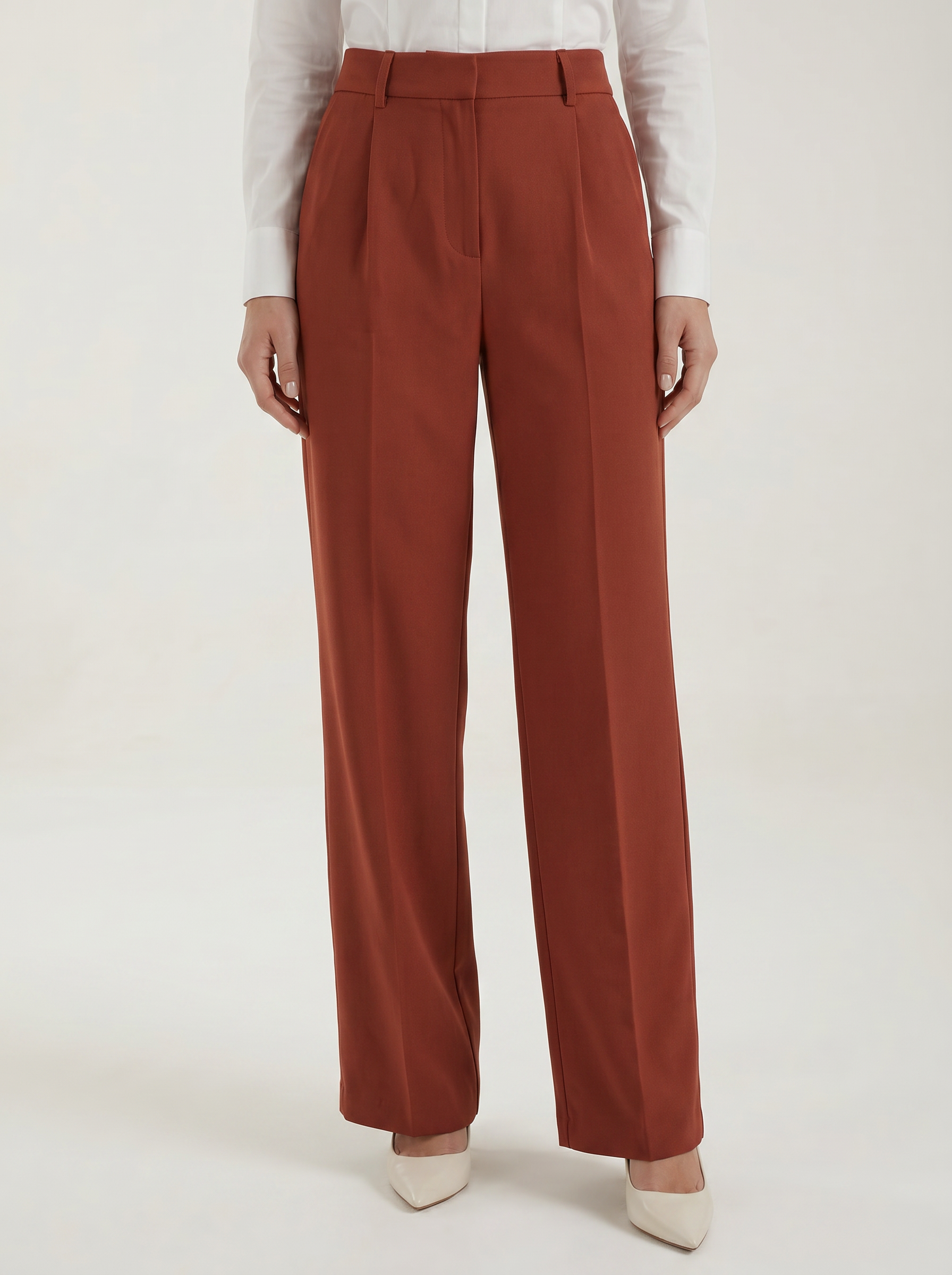 Hazel weite High-Waist-Hose