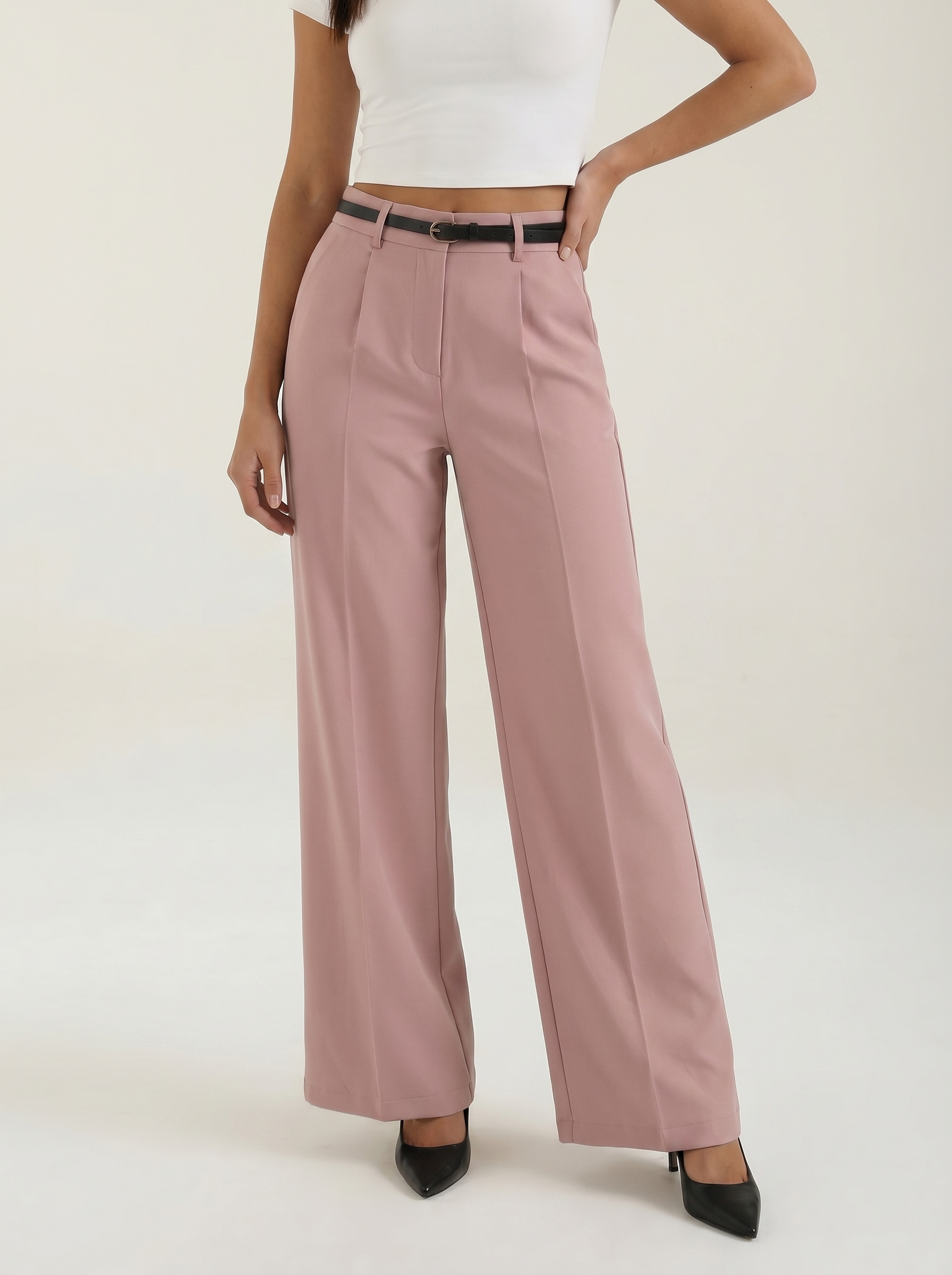 Bertha Weitbeinhose mit hohem Bund