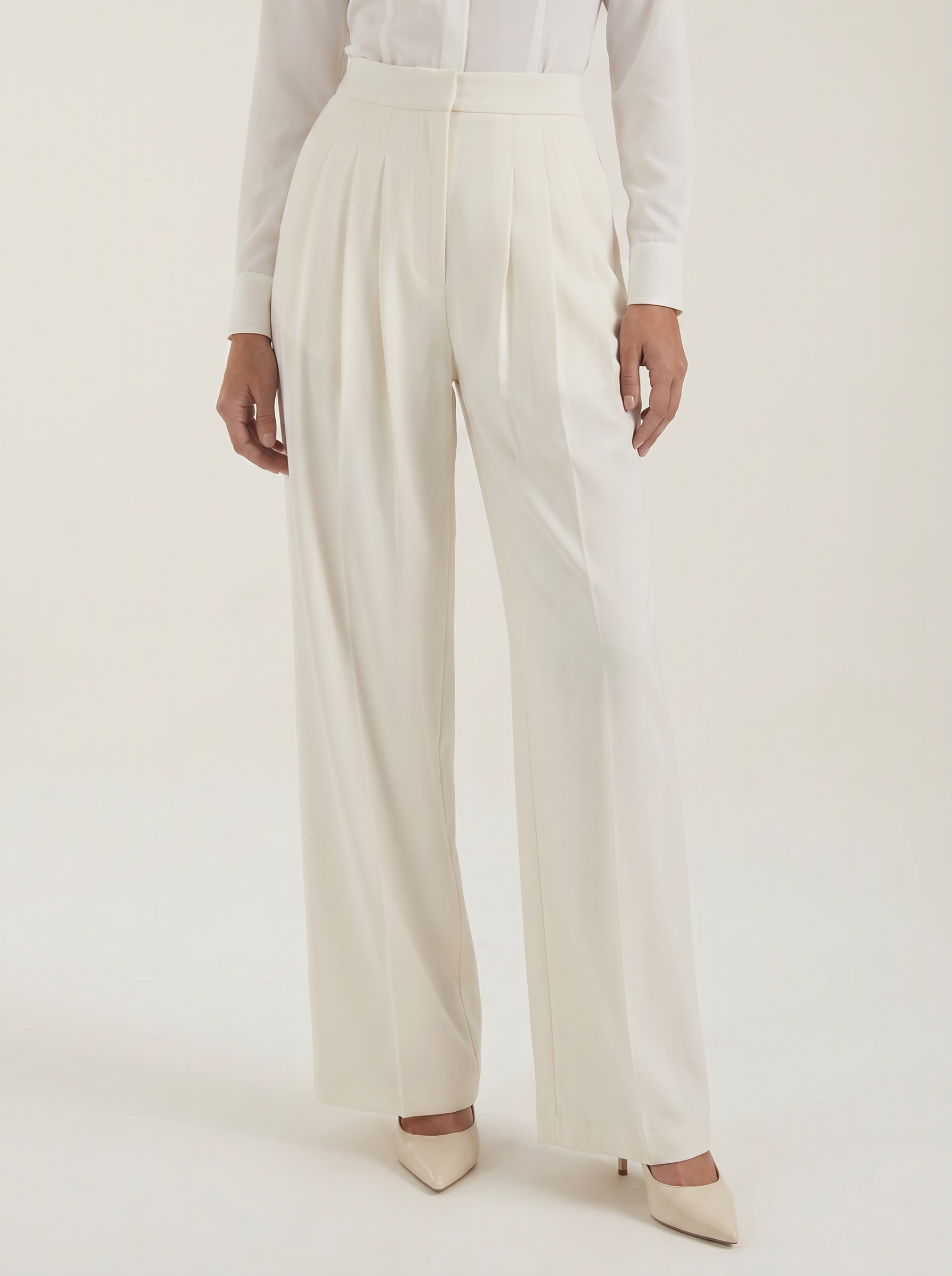 Iris Plisseehose mit hohen Bund