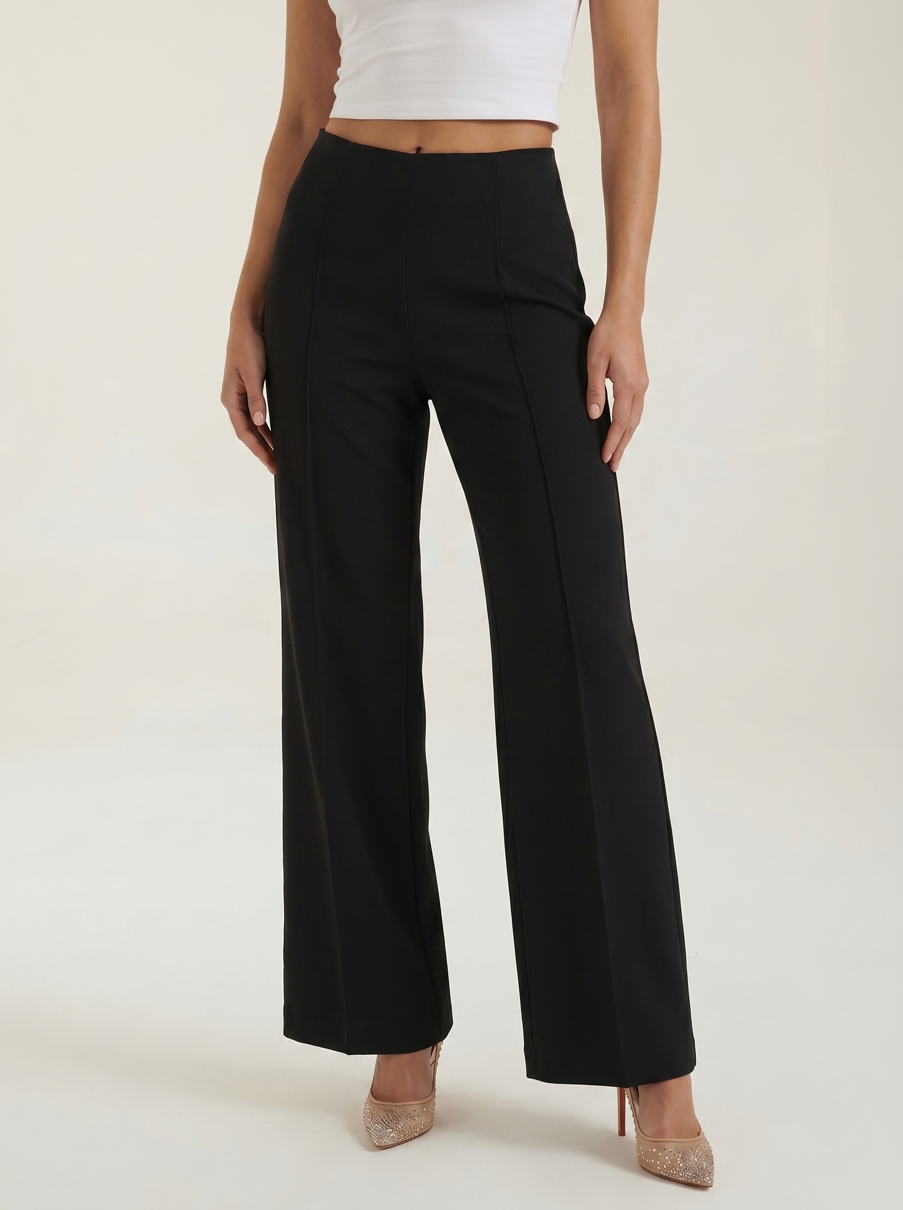Brooke Weitbeinhose mit sehr hohem Bund
