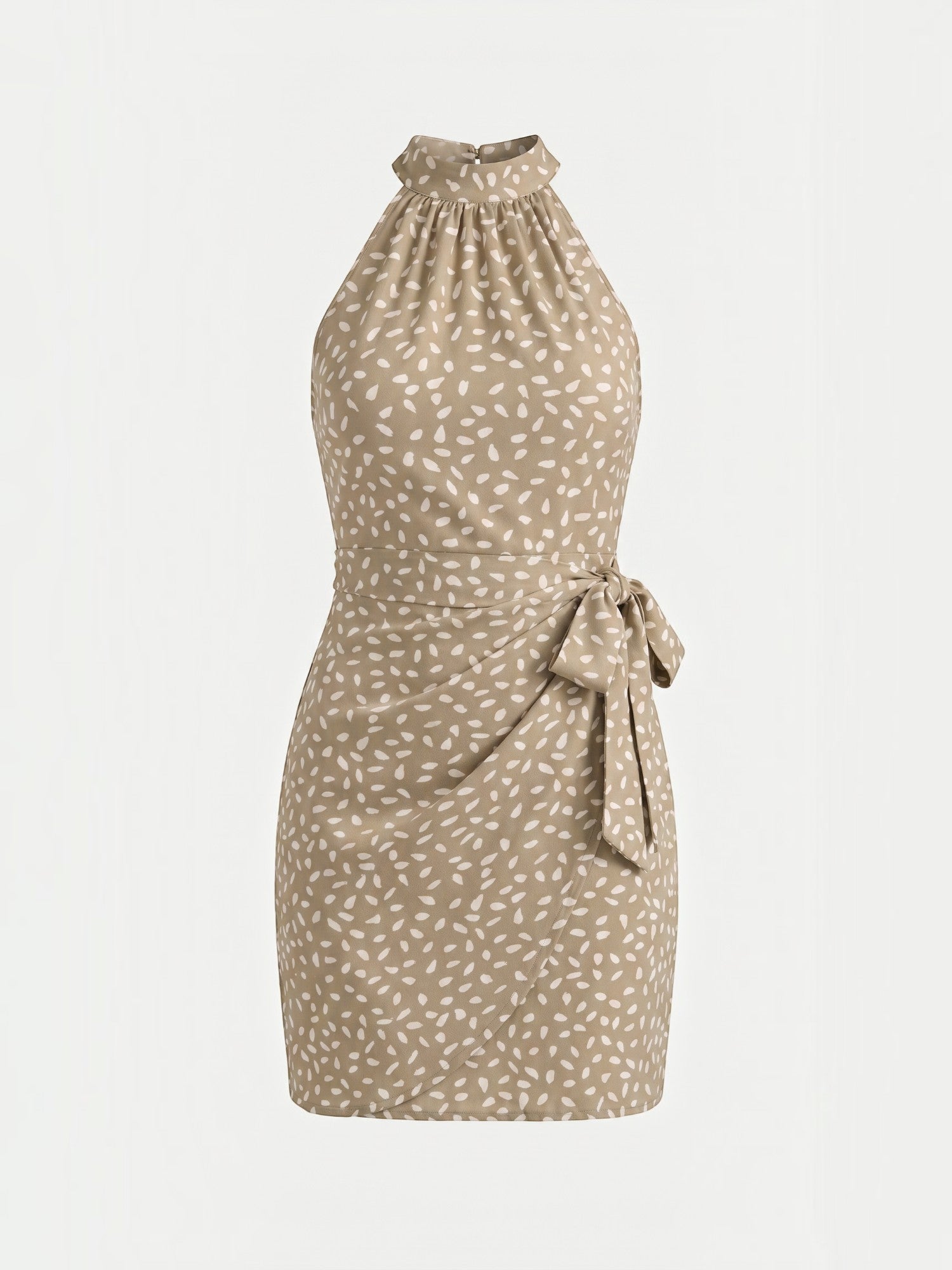 Gillian Minikleid mit Neckholder und Bindedetail